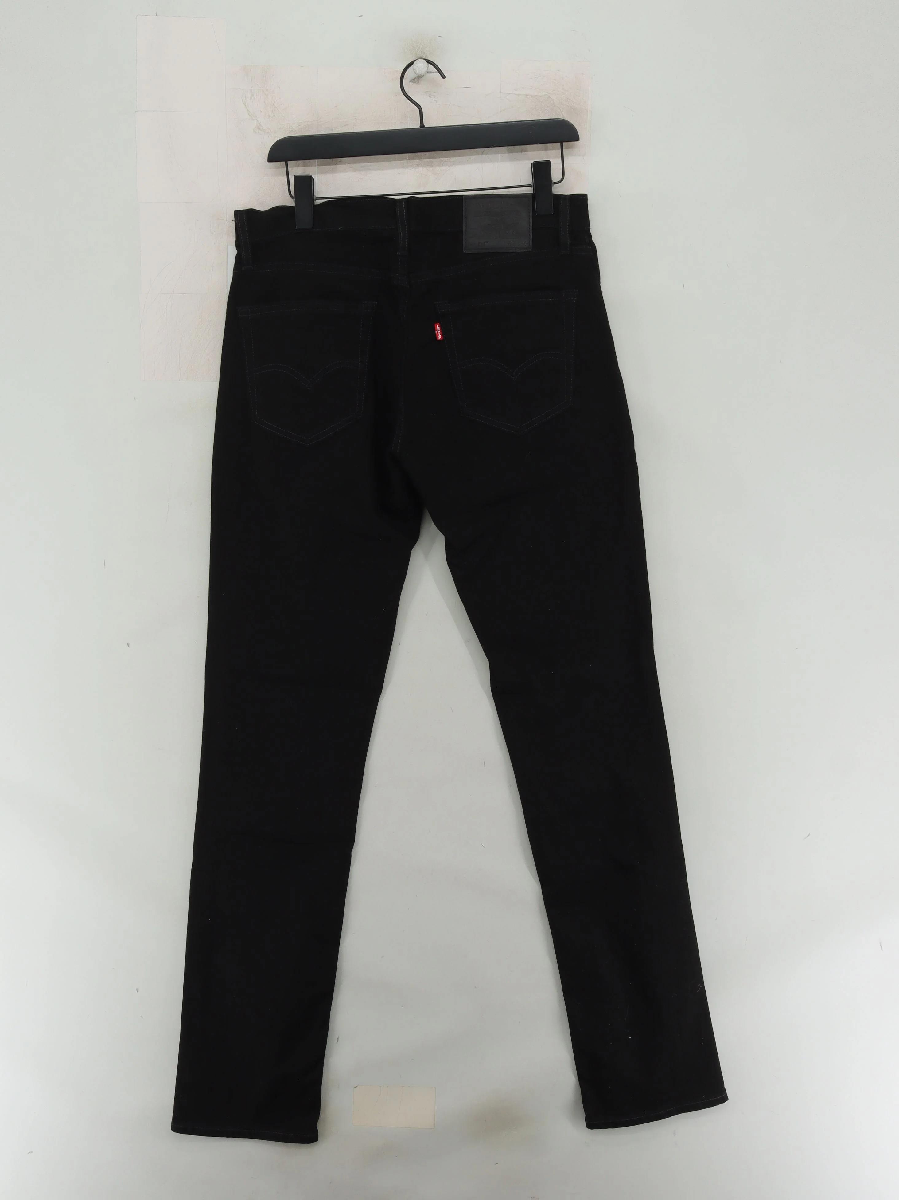 Levi’s Men's Jeans W 33 in; L 34 in Black Cotton with Elastane Skinny - Image 2