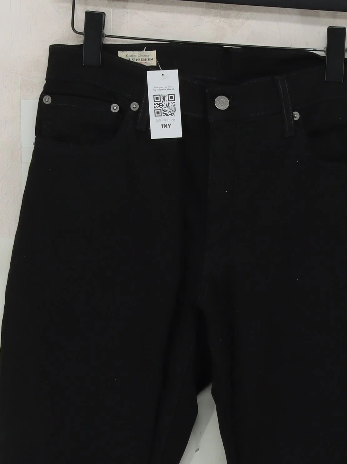 Levi’s Men's Jeans W 33 in; L 34 in Black Cotton with Elastane Skinny - Image 3