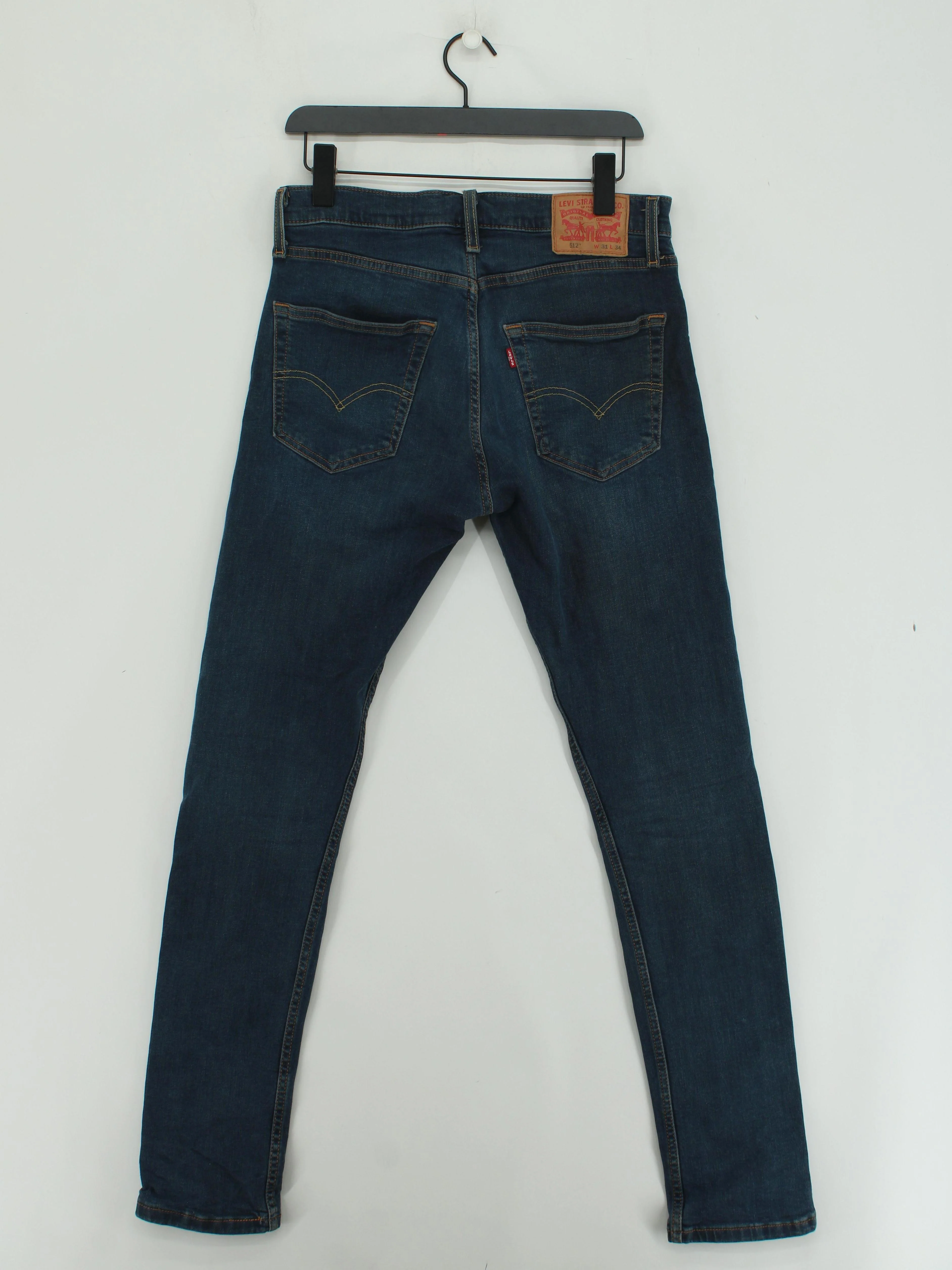 Levi’s Men's Jeans W 33 in; L 34 in Blue Cotton with Elastane Skinny - Image 2
