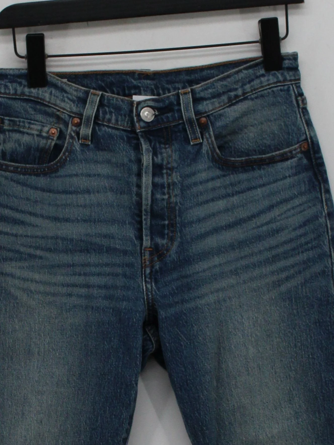 Levi’s Men's Jeans W 34 in Blue Cotton with Elastane Straight - Image 3
