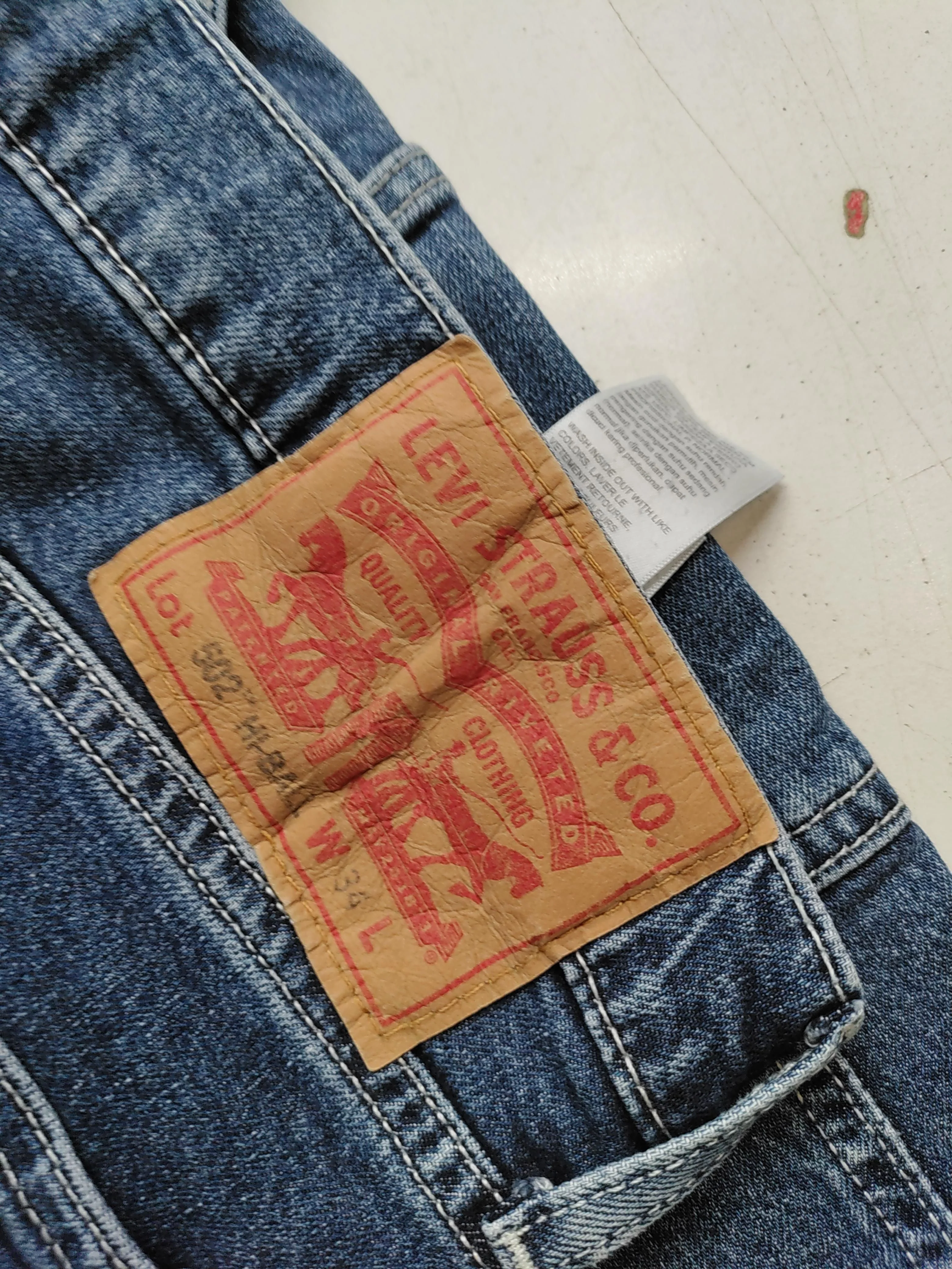 Levi’s Men's Jeans W 34 in Blue Cotton with Lyocell Modal, Elastane Straight - Image 5