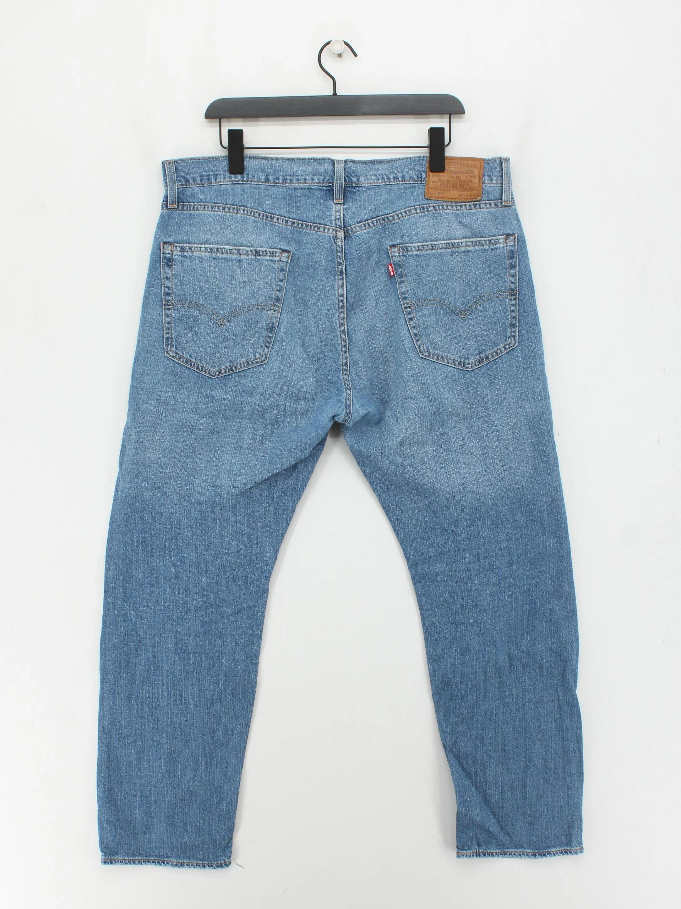 Levi’s Men's Jeans W 36 in Blue Cotton with Linen, Elastane Straight - Image 2