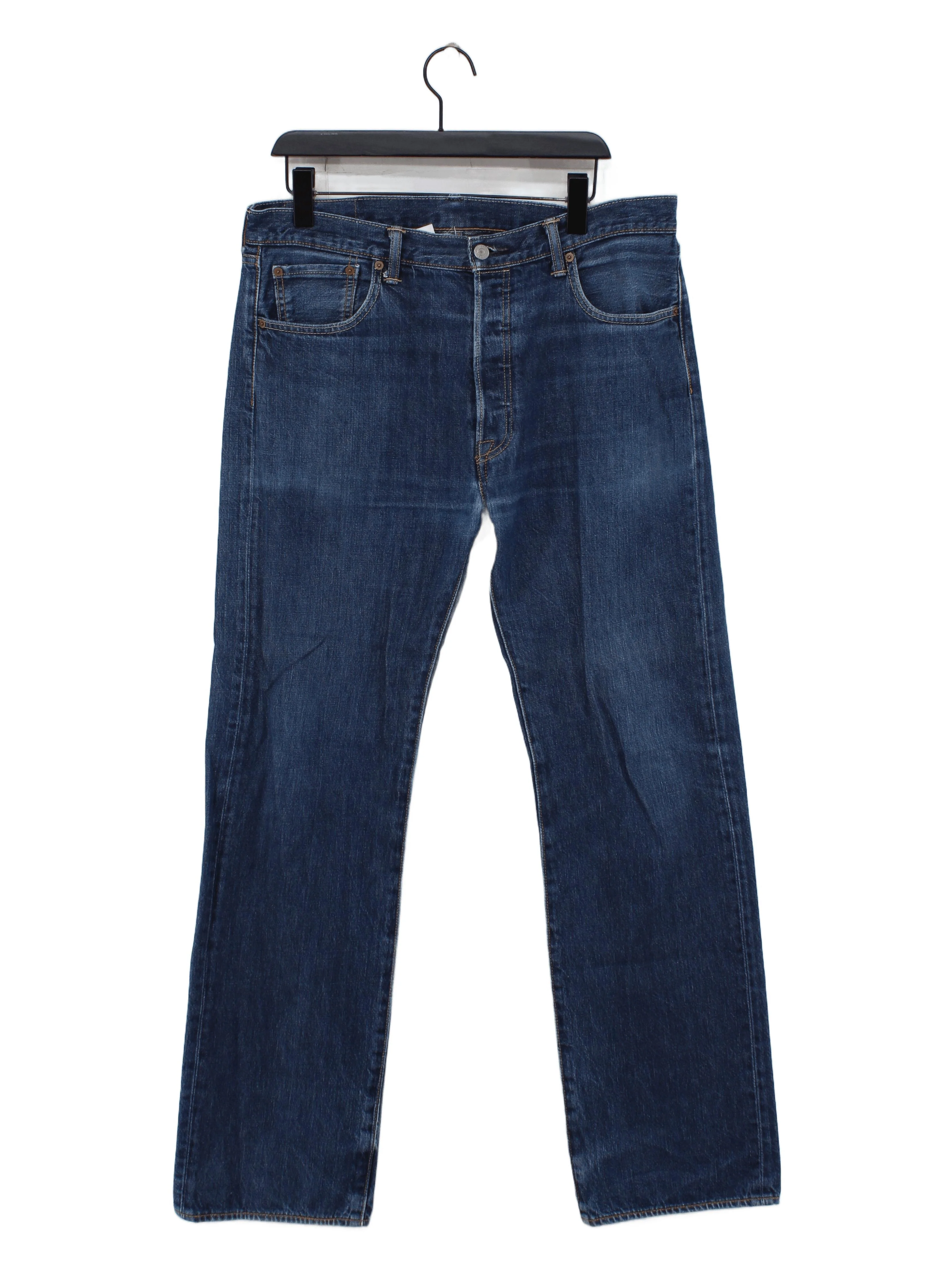 Levi’s Men's Jeans W 36 in; L 34 in Blue 100% Cotton Straight