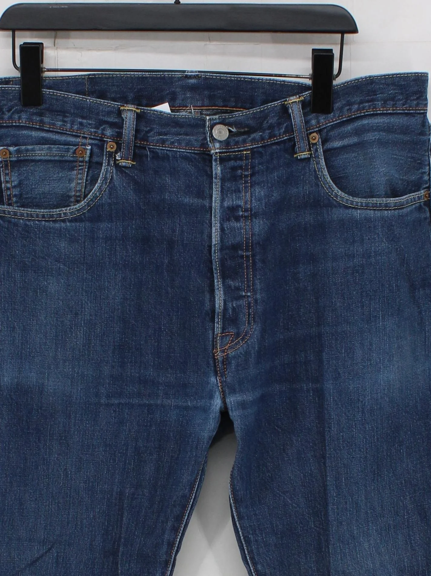 Levi’s Men's Jeans W 36 in; L 34 in Blue 100% Cotton Straight - Image 3