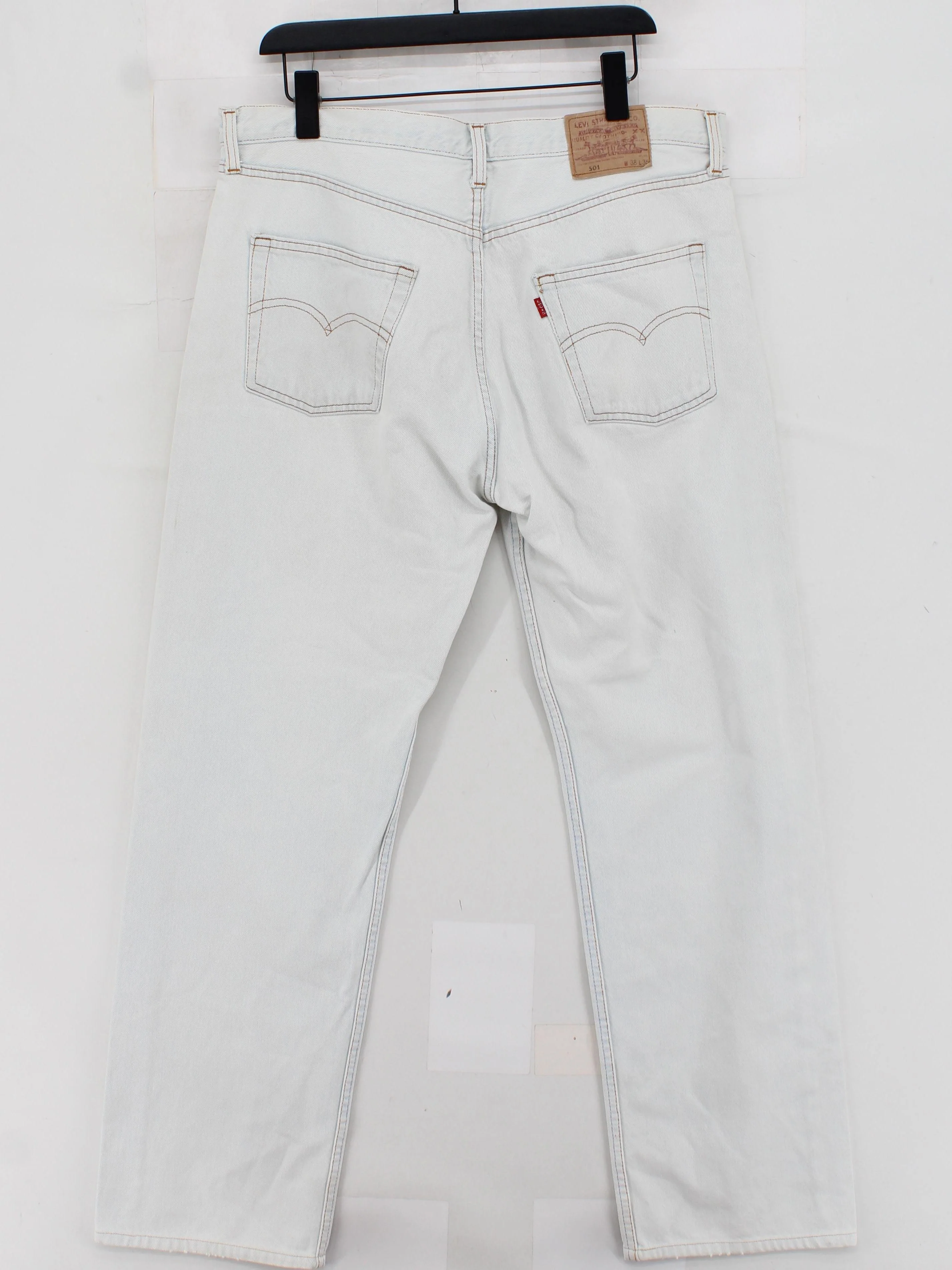 Levi’s Men's Jeans W 38 in; L 32 in Blue 100% Cotton Straight - Image 2