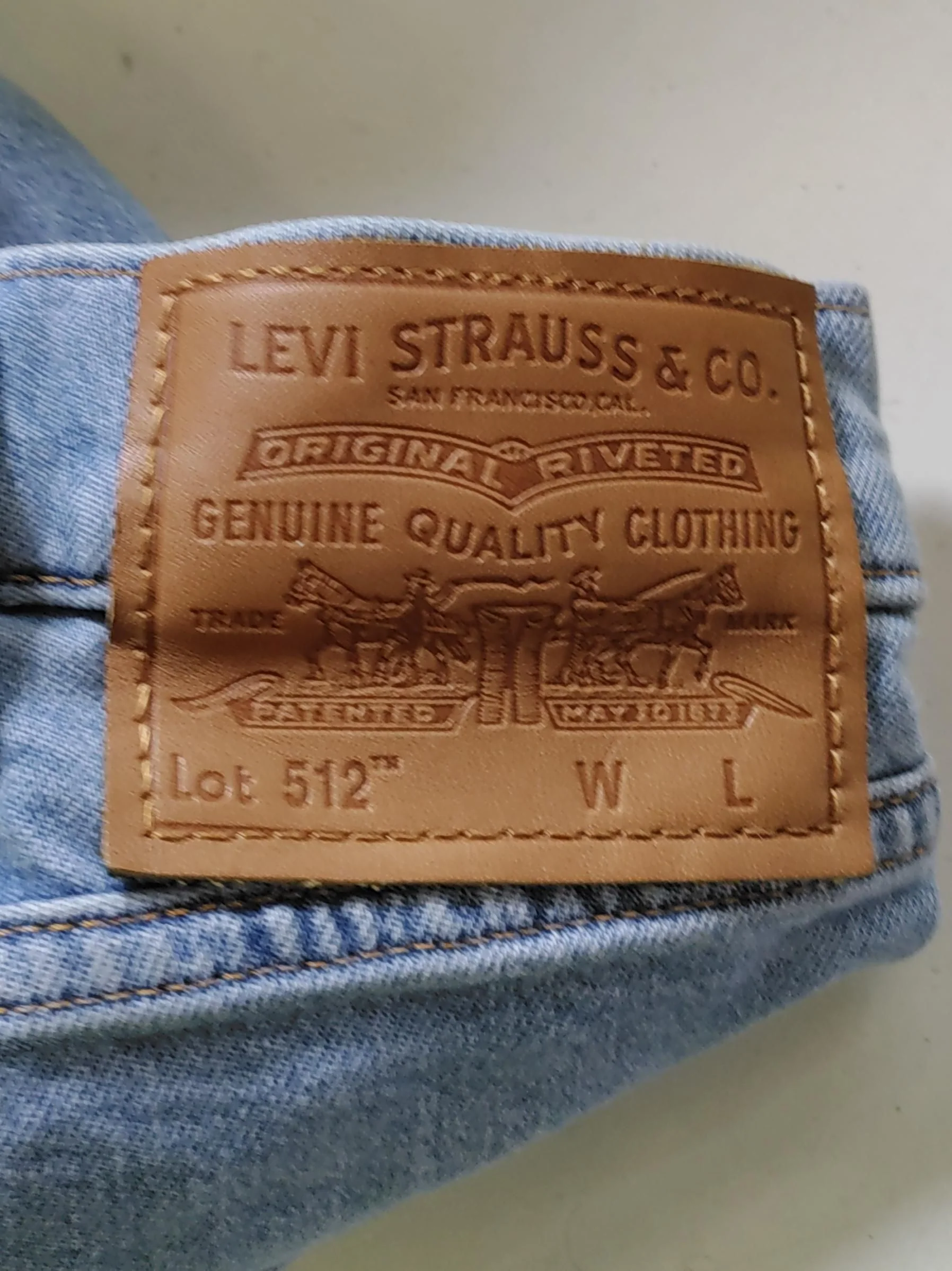 Levi’s Men's Jeans W 40 in Blue Cotton with Lyocell Modal, Elastane Straight - Image 5