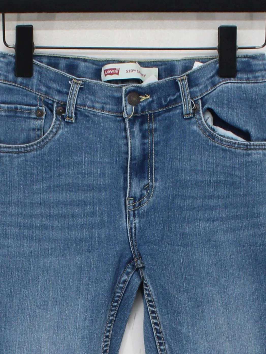 Levi’s Men's Jeans XXS Blue Cotton with Elastane Skinny - Image 3