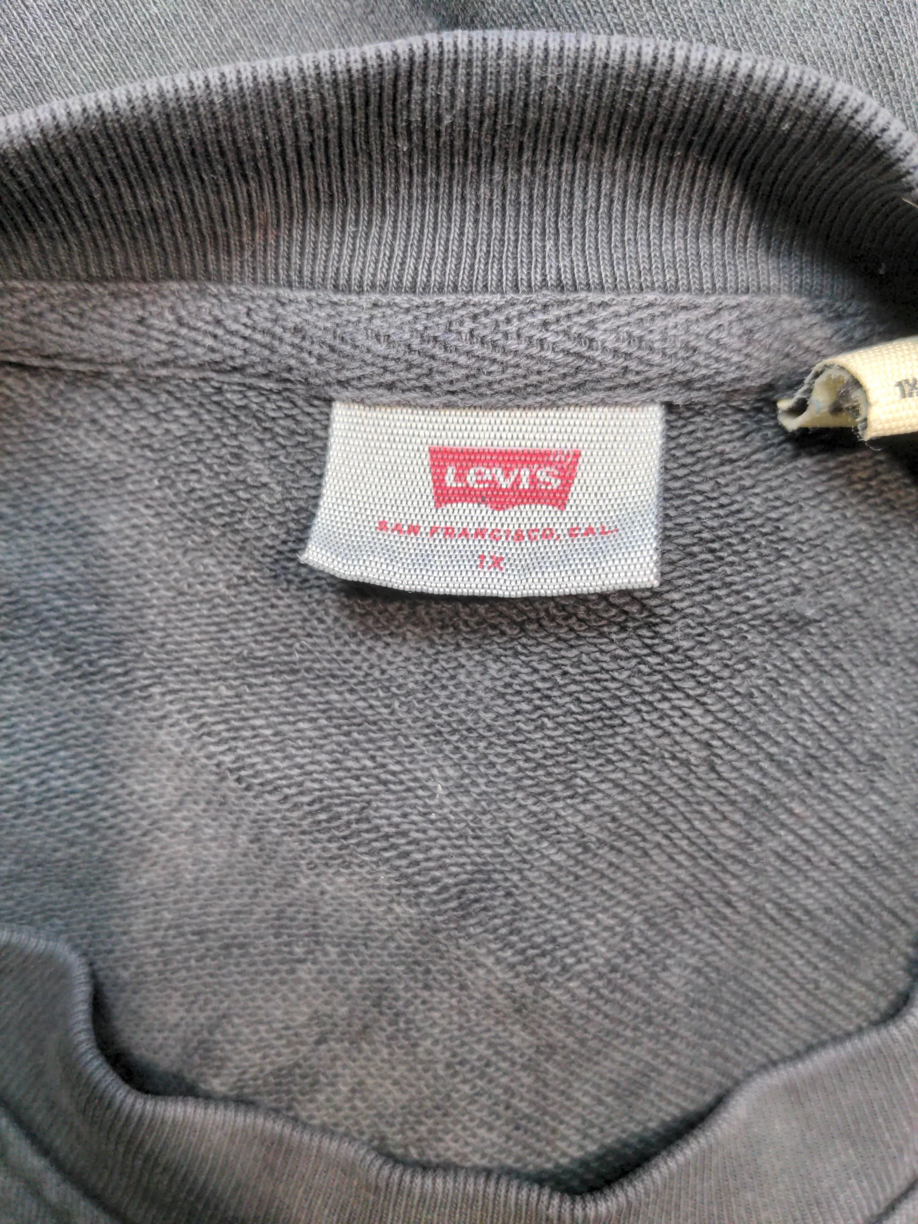Levi’s Men's Jumper XXL Grey 100% Cotton Crew Neck Pullover - Image 5