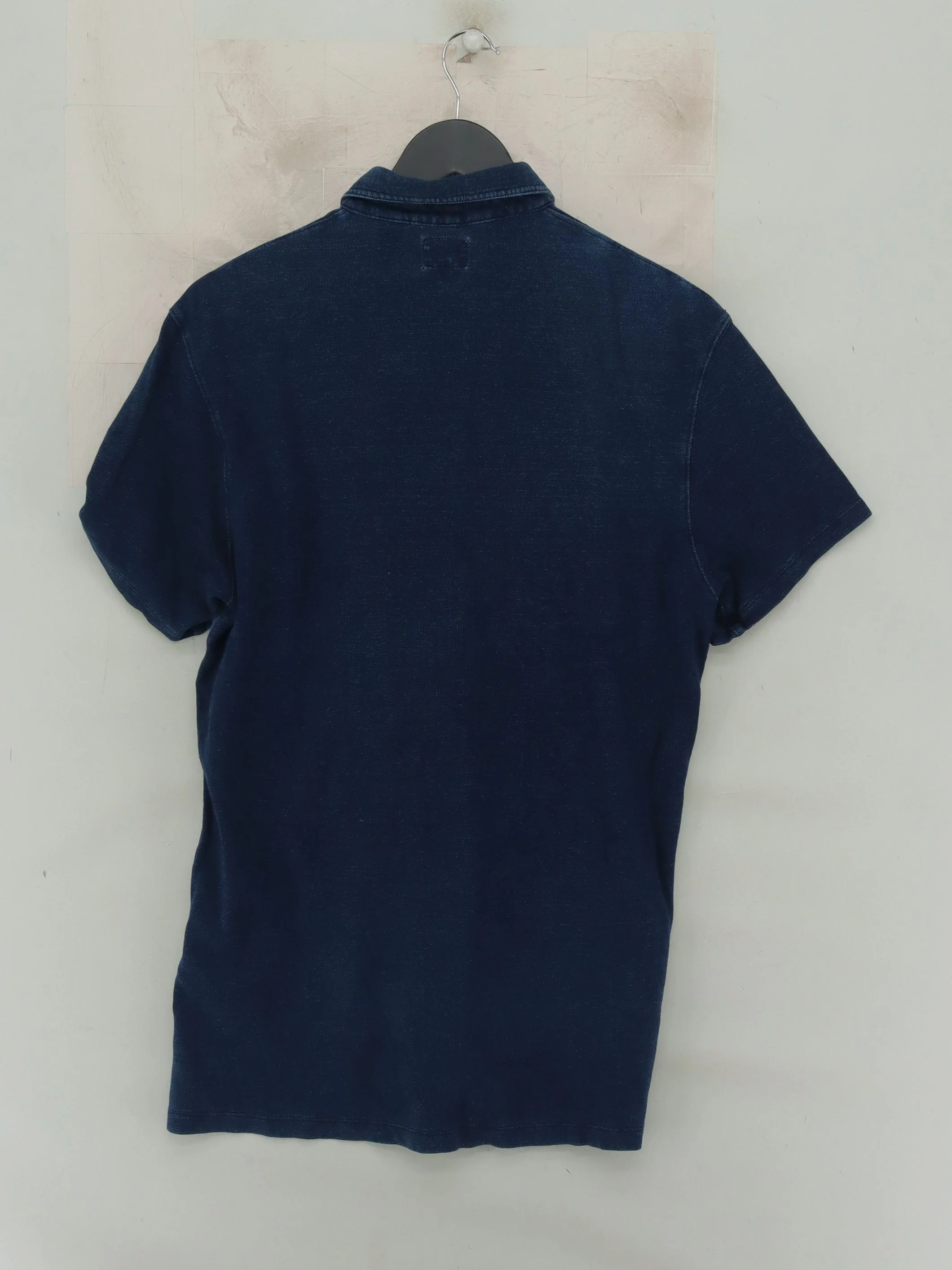 Levi’s Men's Polo M Blue Striped 100% Cotton Basic - Image 2
