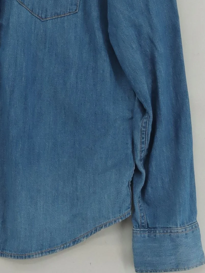Levi’s Men's Shirt L Blue 100% Cotton Basic - Image 4