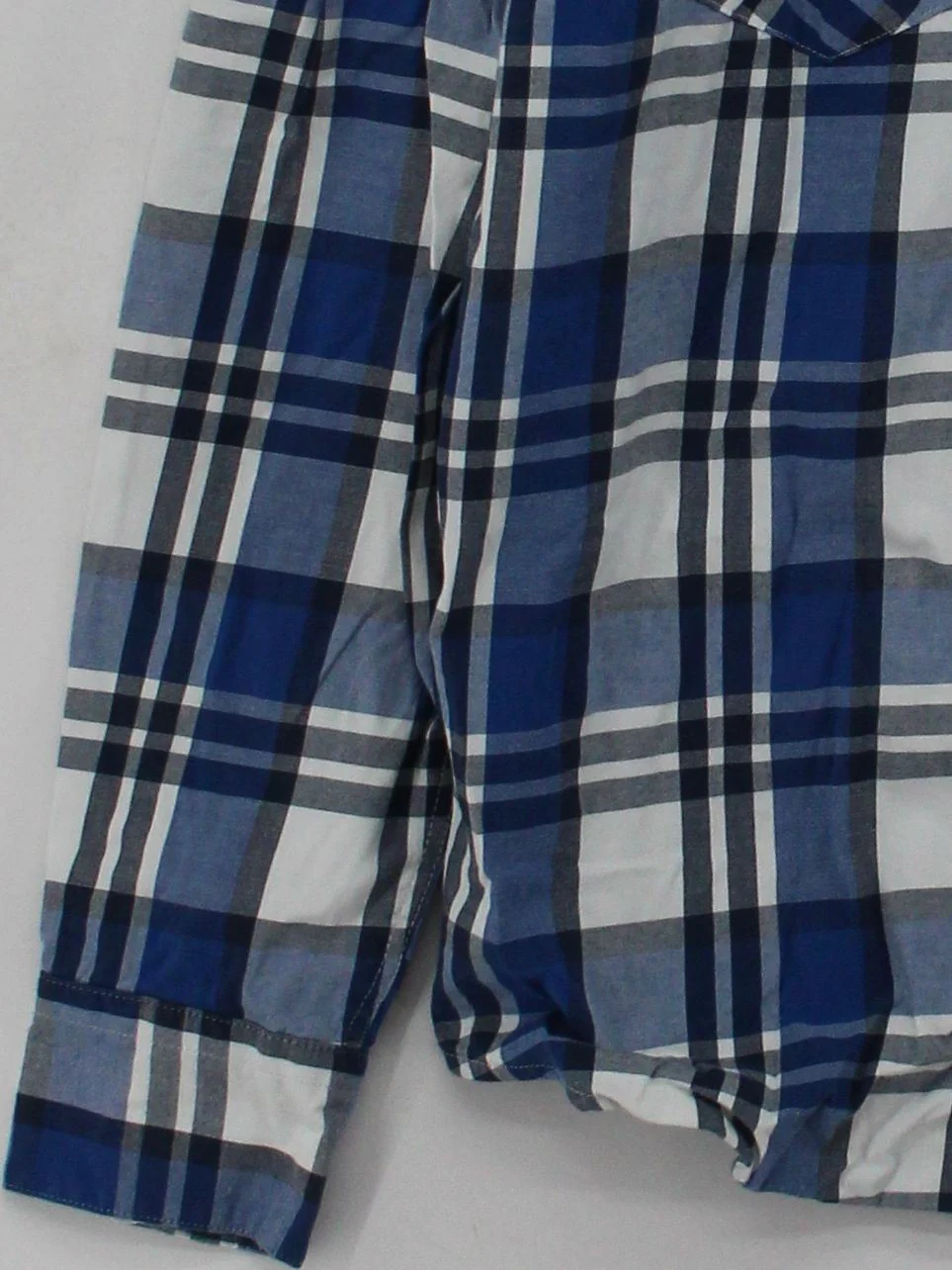 Levi’s Men's Shirt M Blue Checkered Cotton with Elastane Basic - Image 4