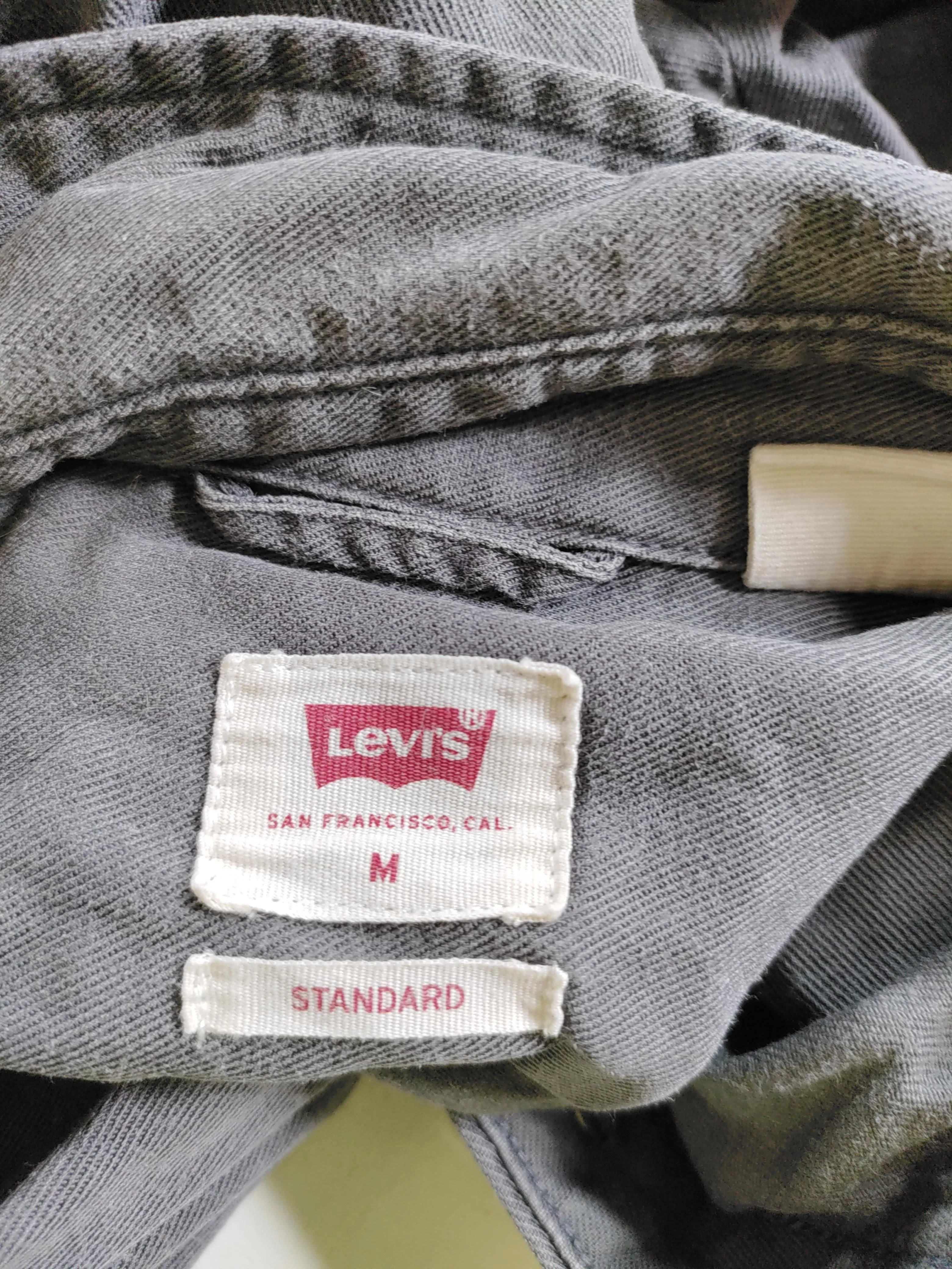Levi’s Men's Shirt M Grey Lyocell Modal with Cotton Basic - Image 5