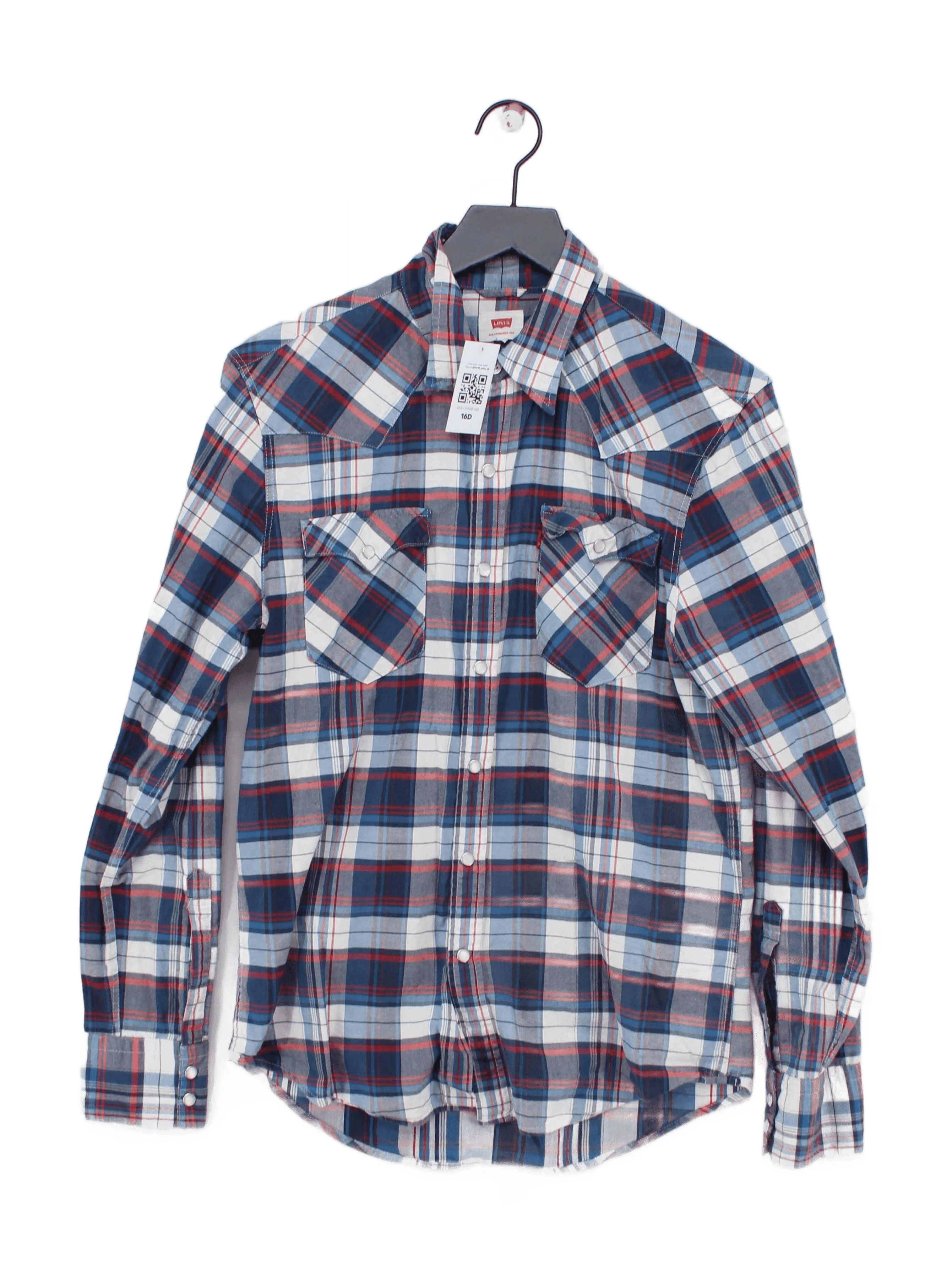 Levi’s Men's Shirt M Multi Checkered 100% Cotton Basic