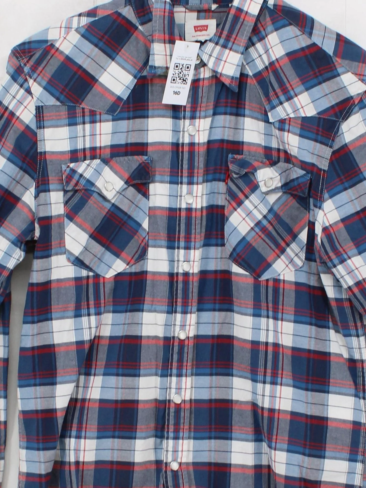 Levi’s Men's Shirt M Multi Checkered 100% Cotton Basic - Image 3