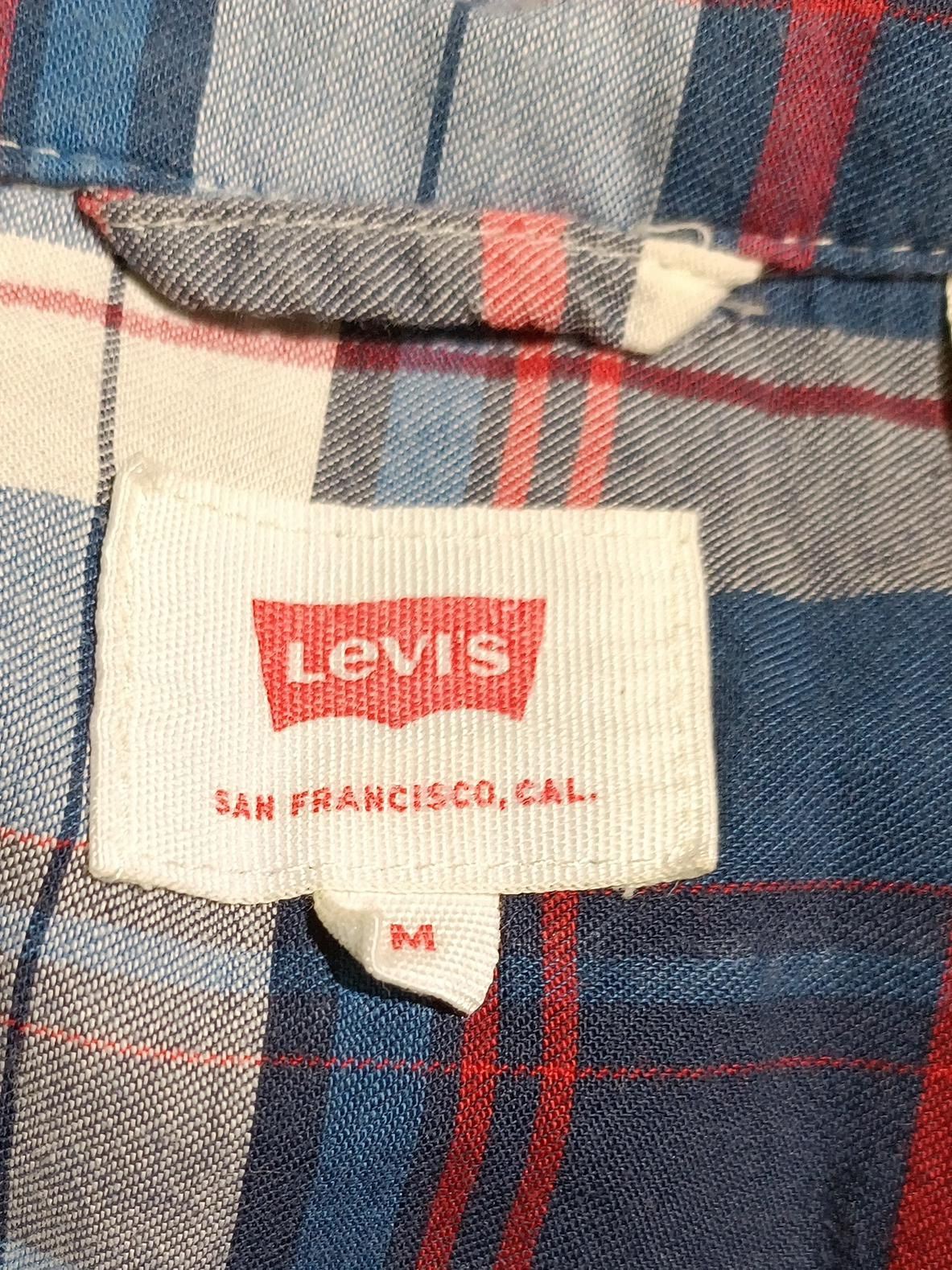 Levi’s Men's Shirt M Multi Checkered 100% Cotton Basic - Image 5