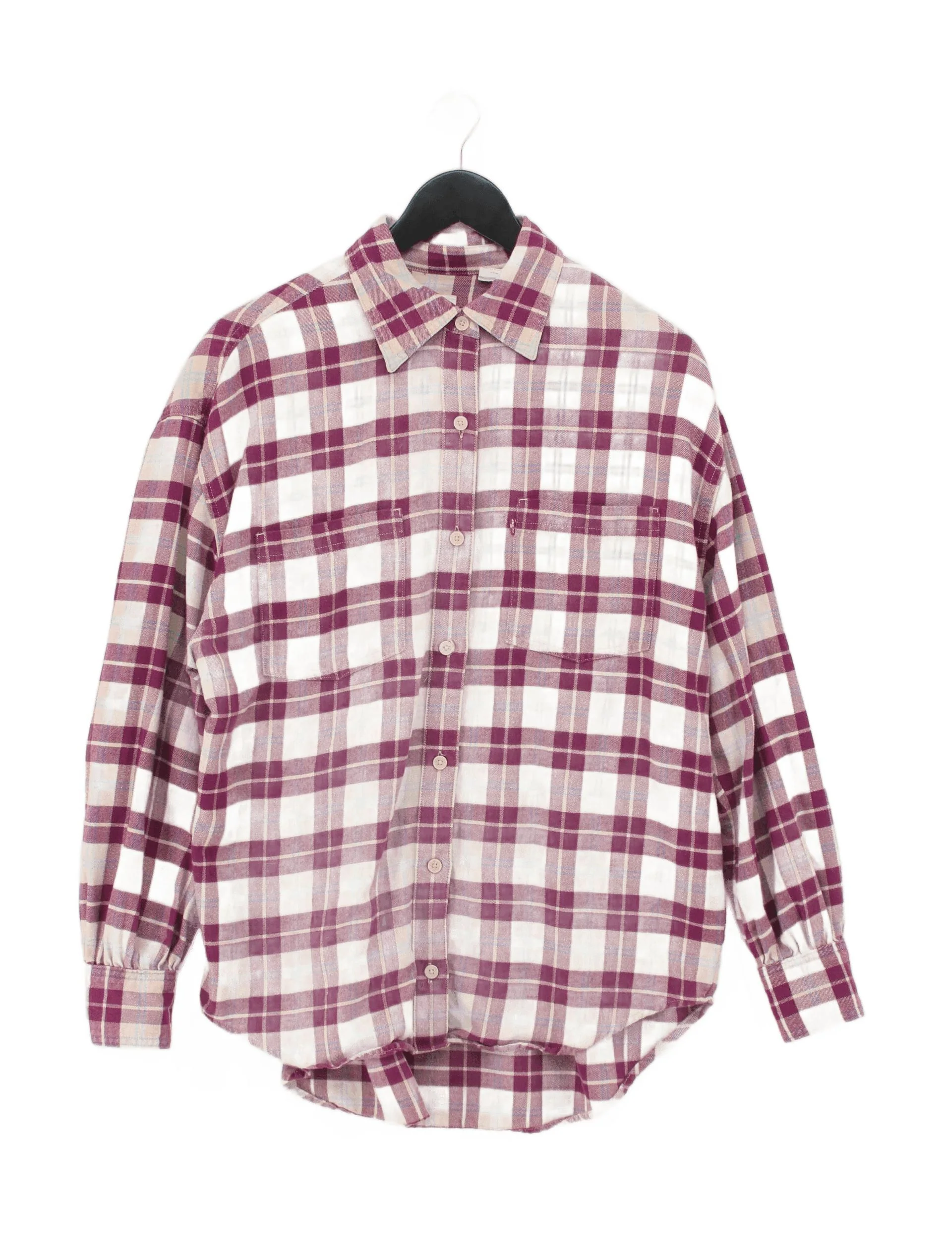 Levi’s Men's Shirt M Multi Checkered Cotton with Polyester, Lyocell Modal Basic