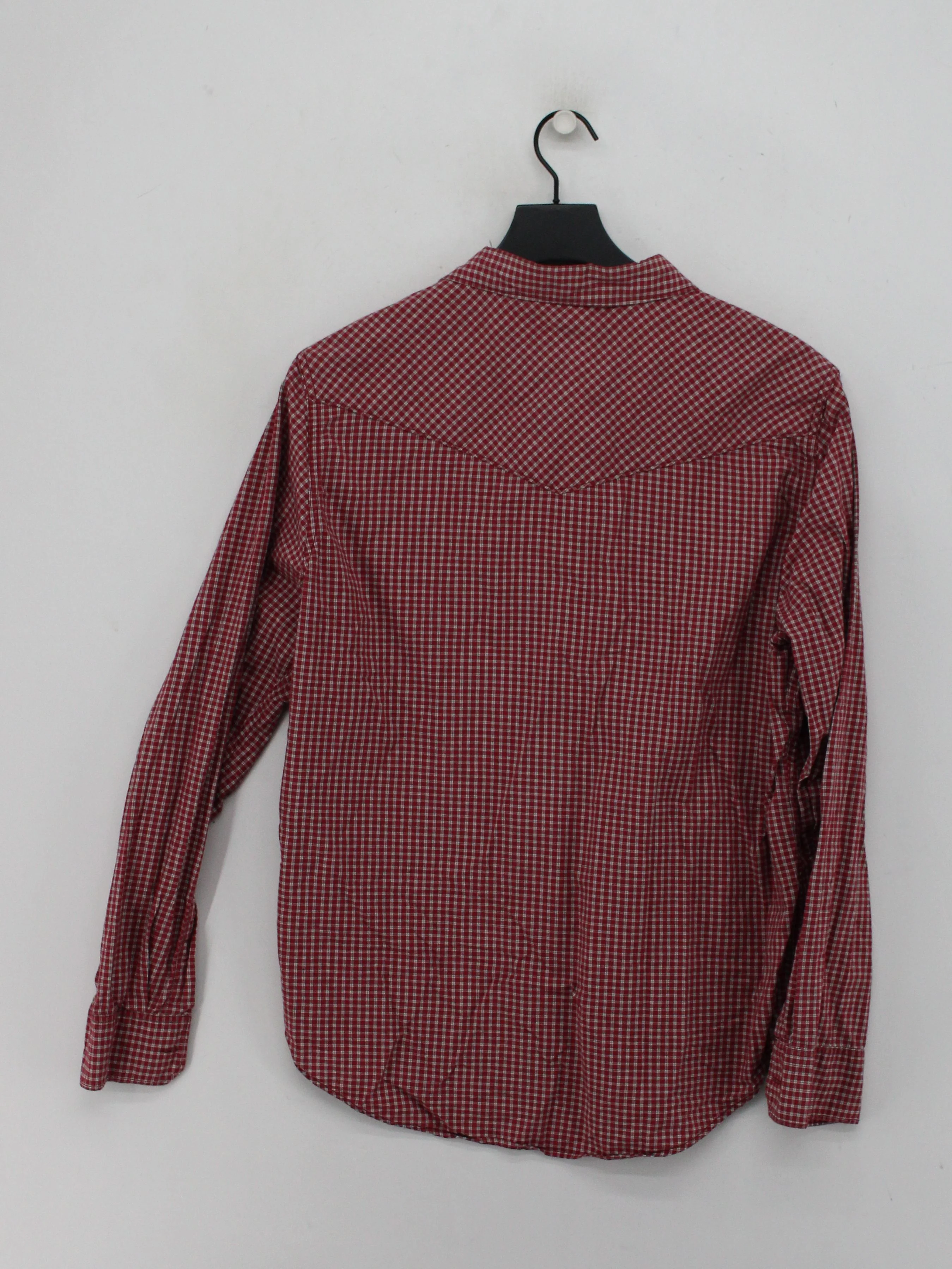 Levi’s Men's Shirt M Red Checkered 100% Cotton Basic - Image 2