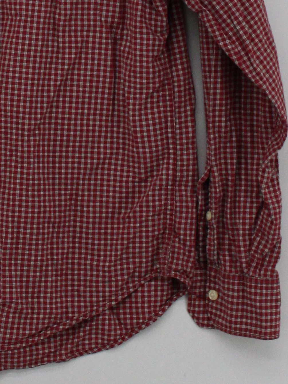 Levi’s Men's Shirt M Red Checkered 100% Cotton Basic - Image 4