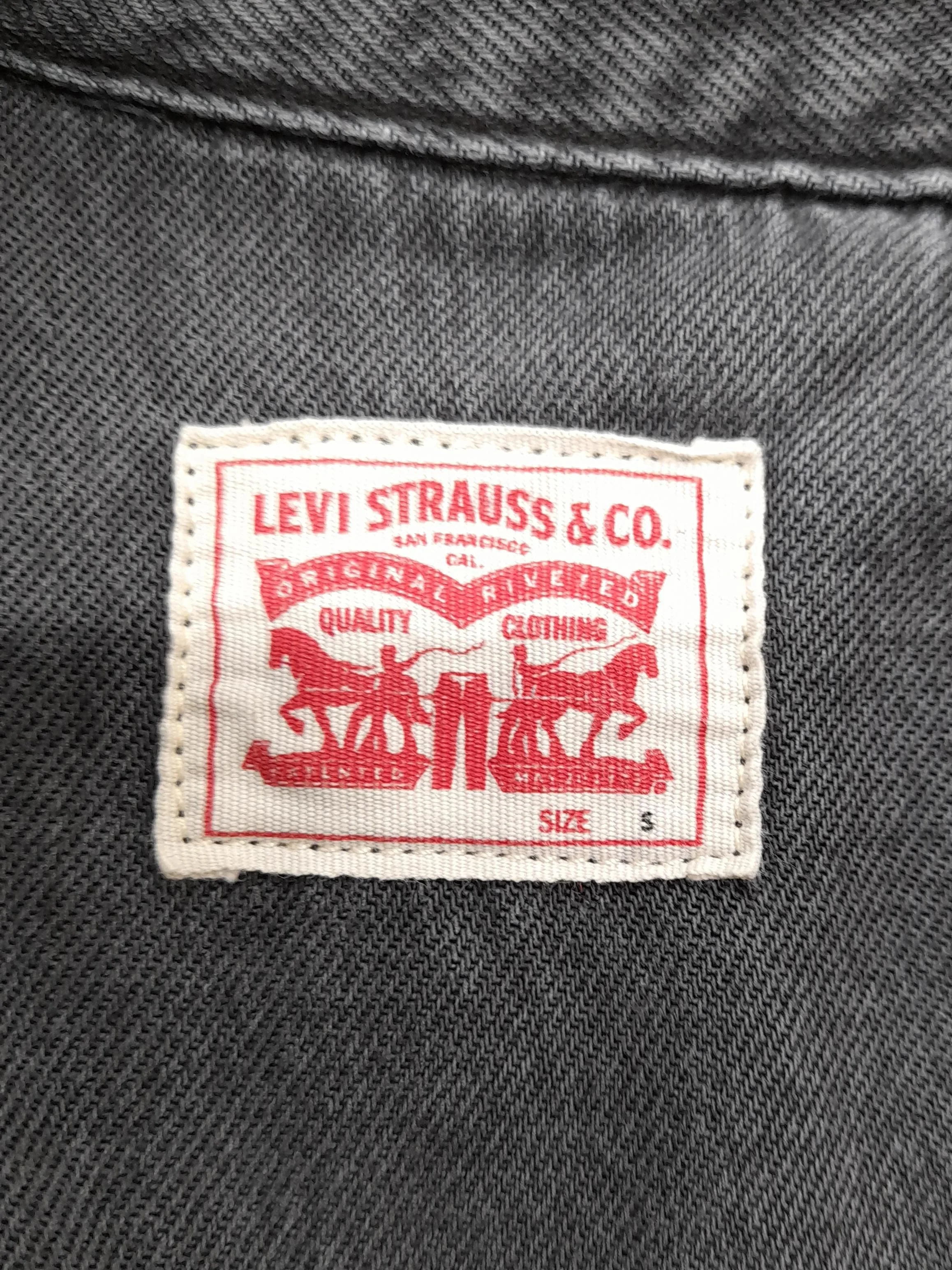Levi’s Men's Shirt S Grey Lyocell Modal with Cotton Basic - Image 5