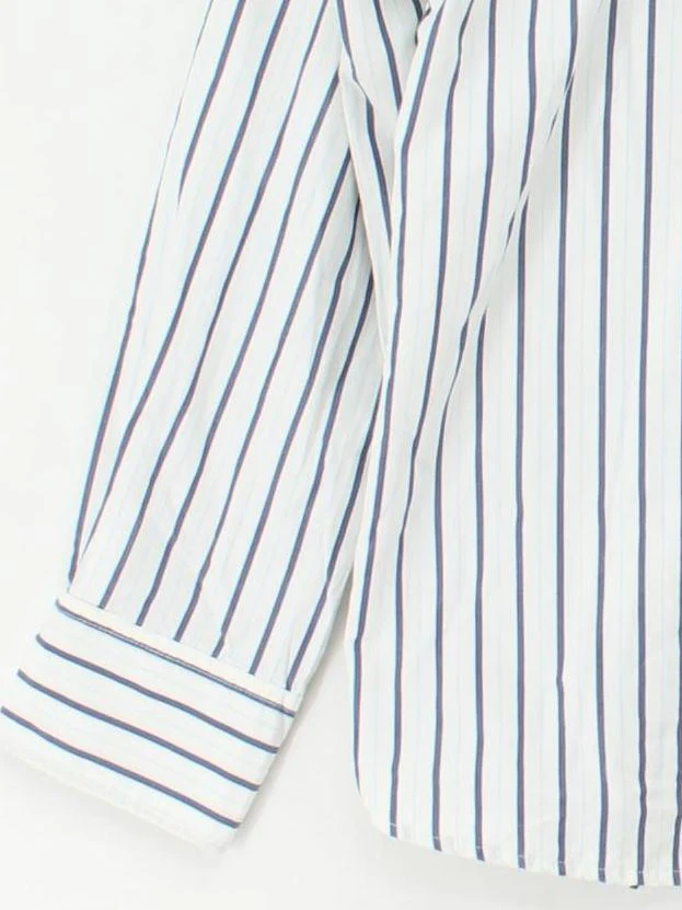 Levi’s Men's Shirt S White Striped 100% Cotton Basic - Image 4