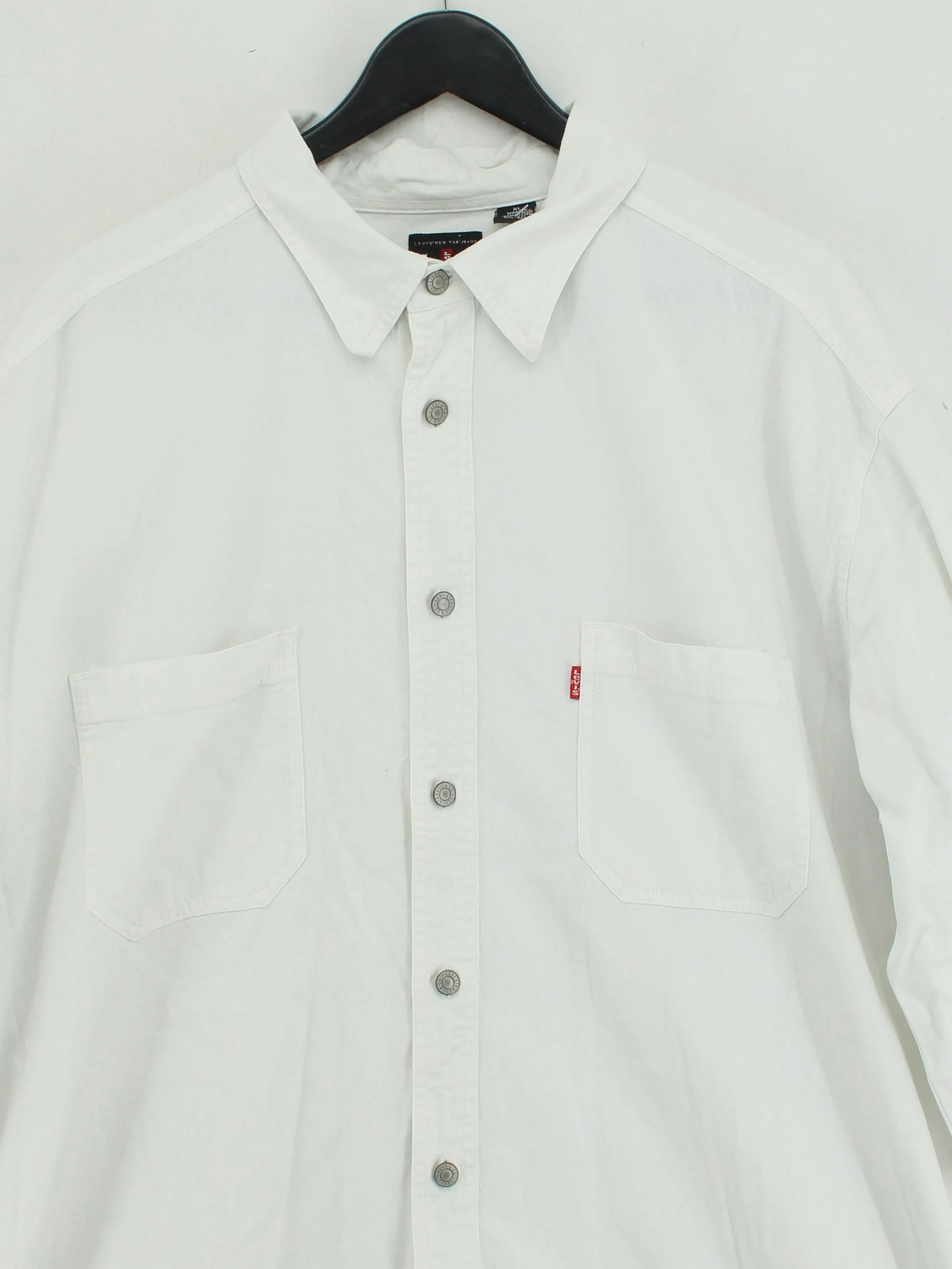 Levi’s Men's Shirt XL White 100% Cotton Basic - Image 3