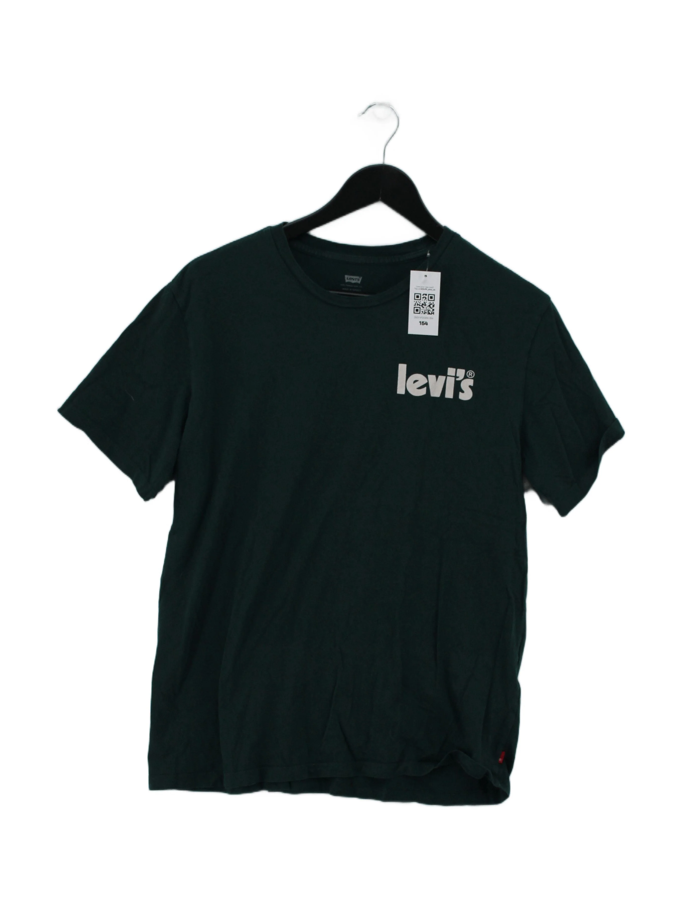 Levi’s Men's T-Shirt L Green Graphic 100% Cotton Basic