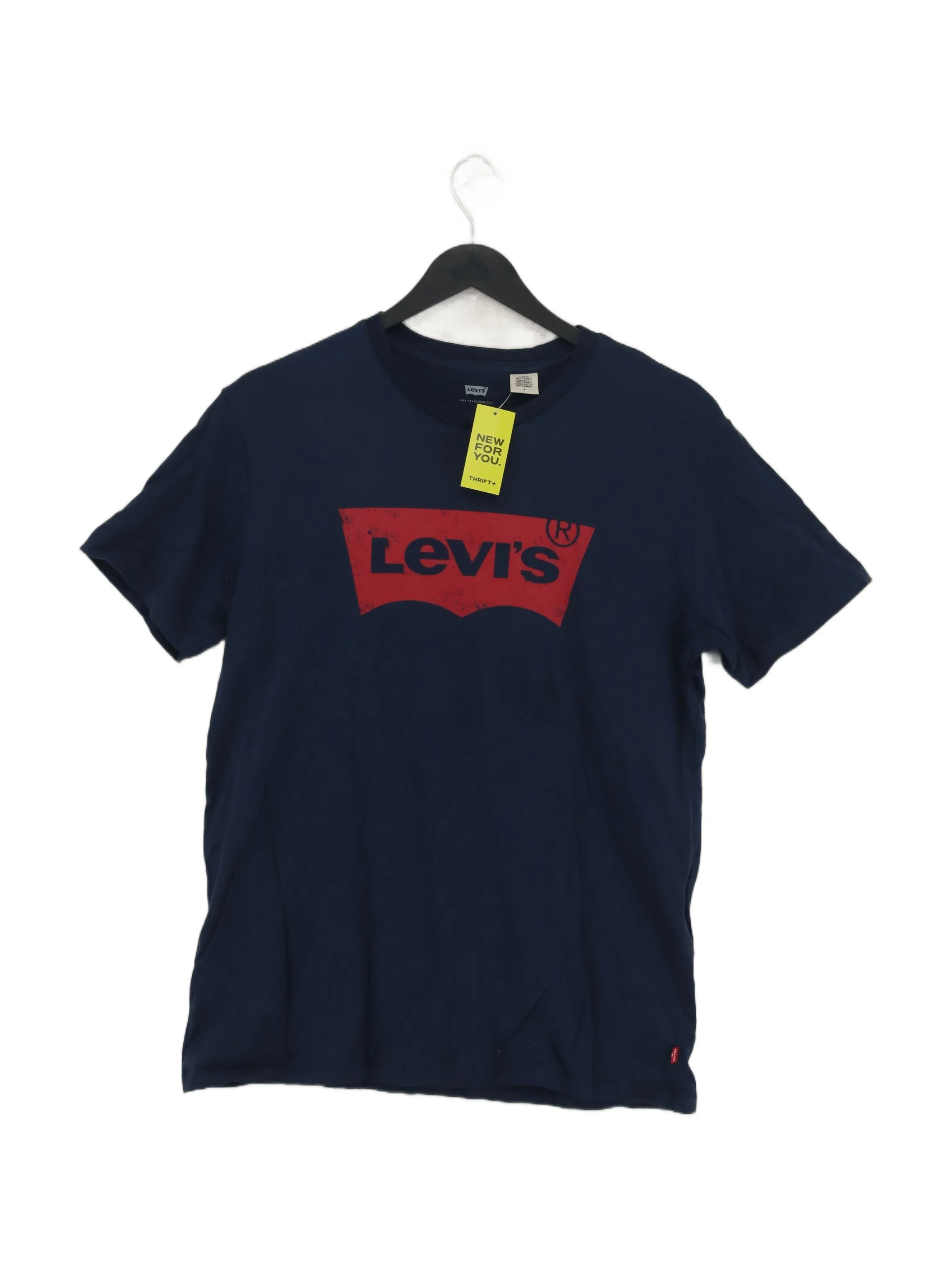 Levi’s Men's T-Shirt M Blue Graphic 100% Cotton Basic