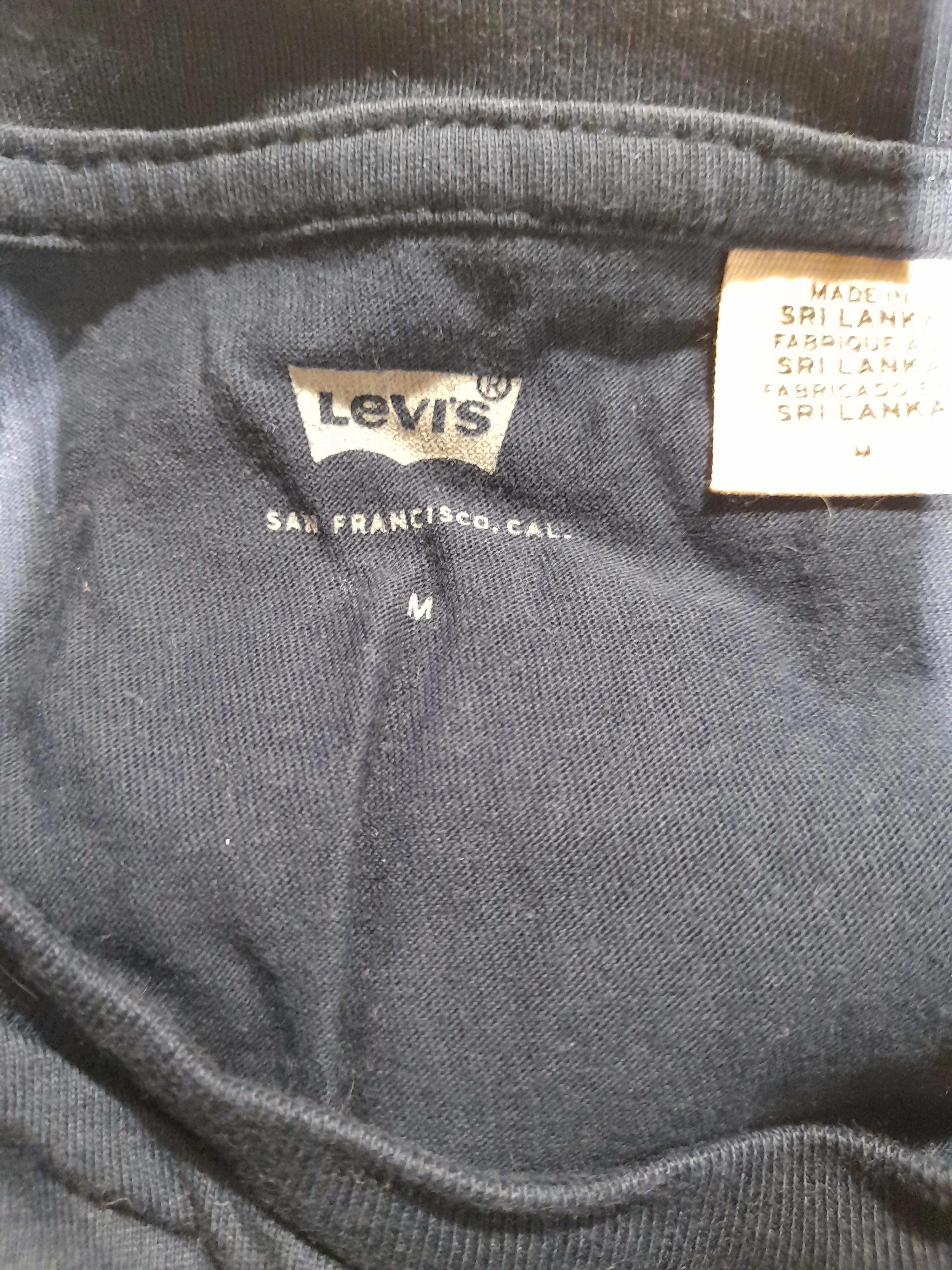 Levi’s Men's T-Shirt M Blue Graphic 100% Cotton Basic - Image 5