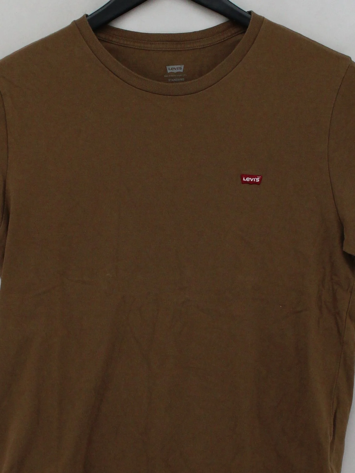 Levi’s Men's T-Shirt M Brown 100% Cotton Basic - Image 3