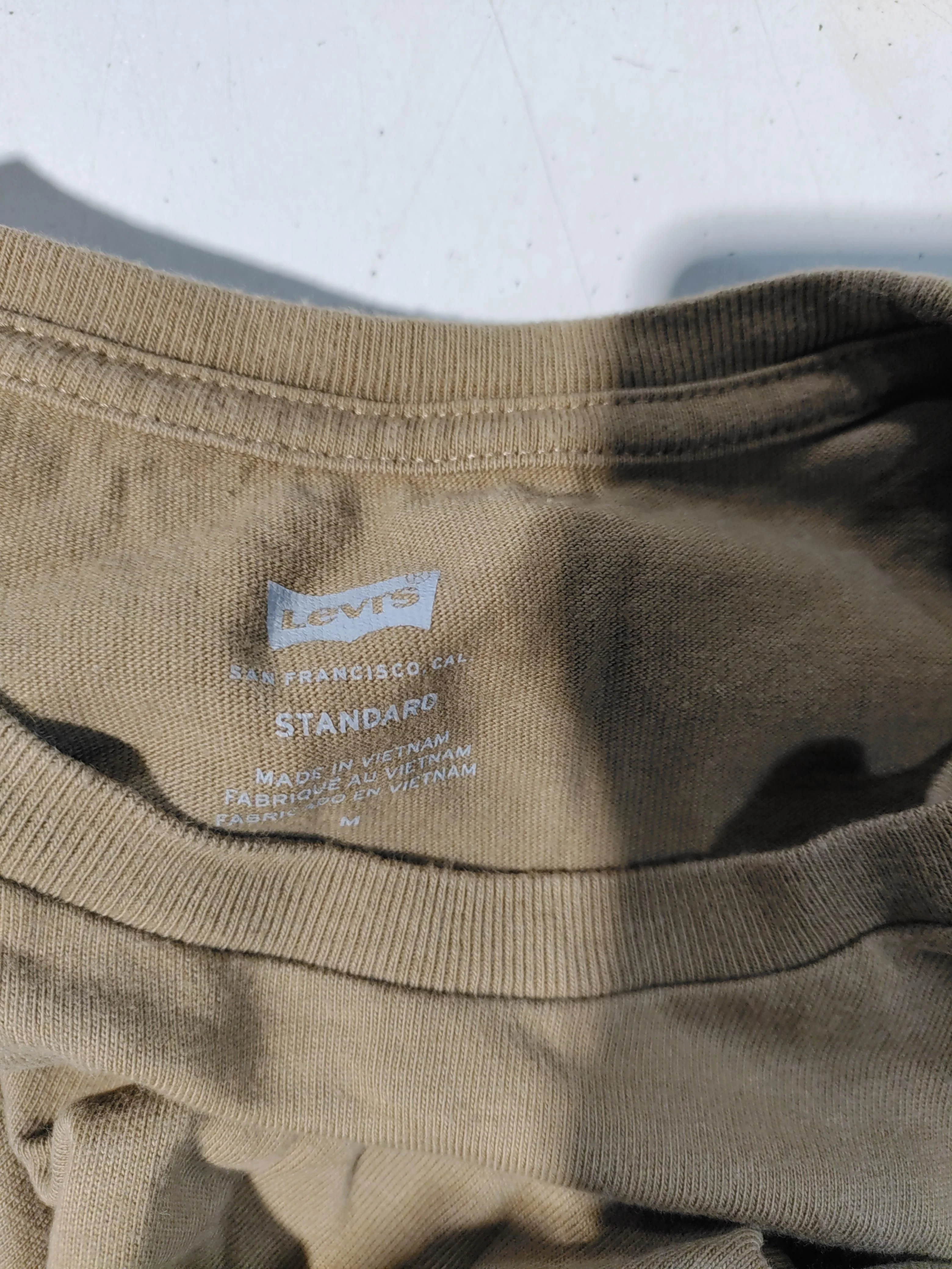 Levi’s Men's T-Shirt M Brown 100% Cotton Basic - Image 5