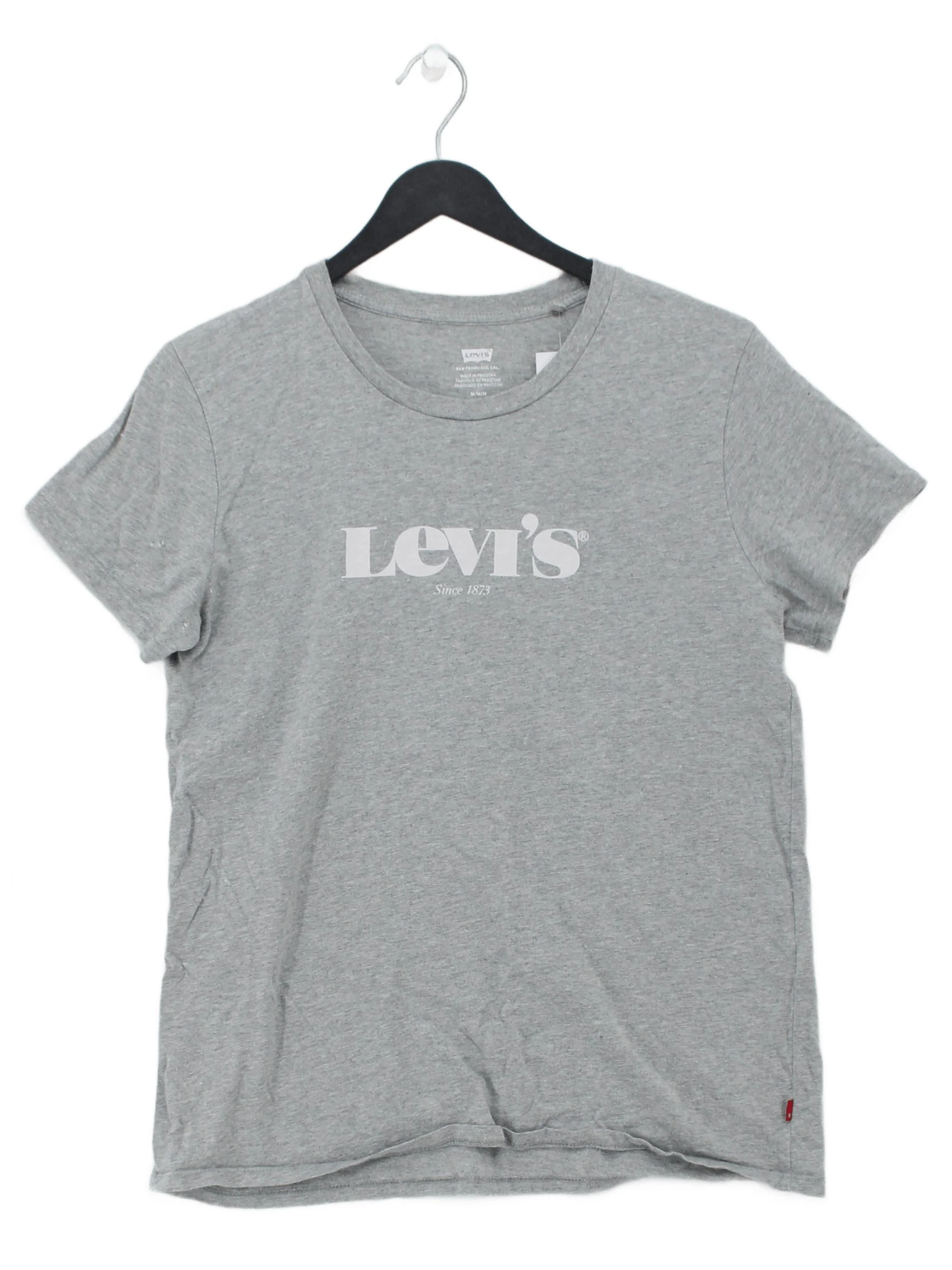 Levi’s Men's T-Shirt M Grey Graphic 100% Cotton Basic