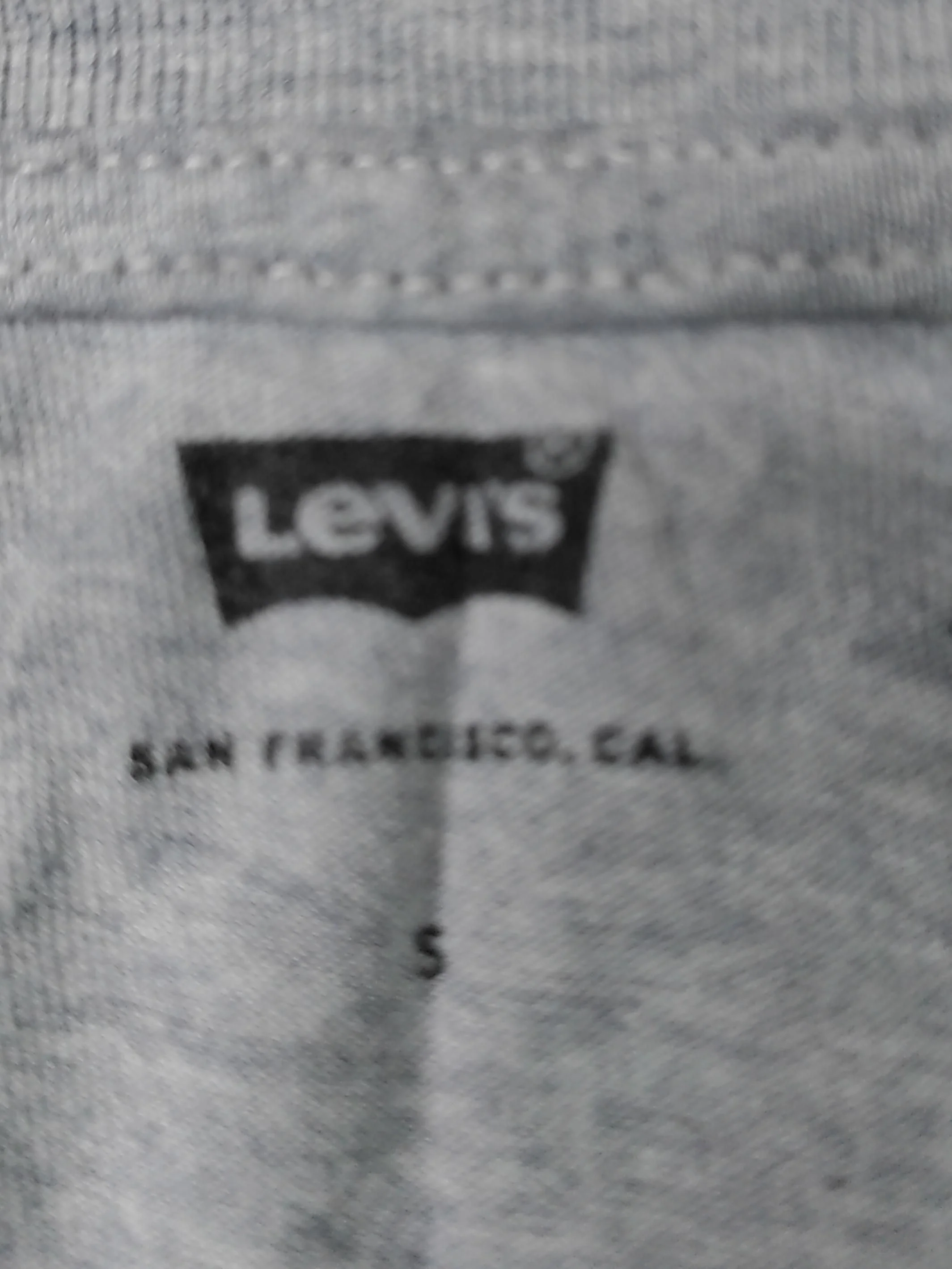 Levi’s Men's T-Shirt S Grey Graphic 100% Cotton Basic - Image 5