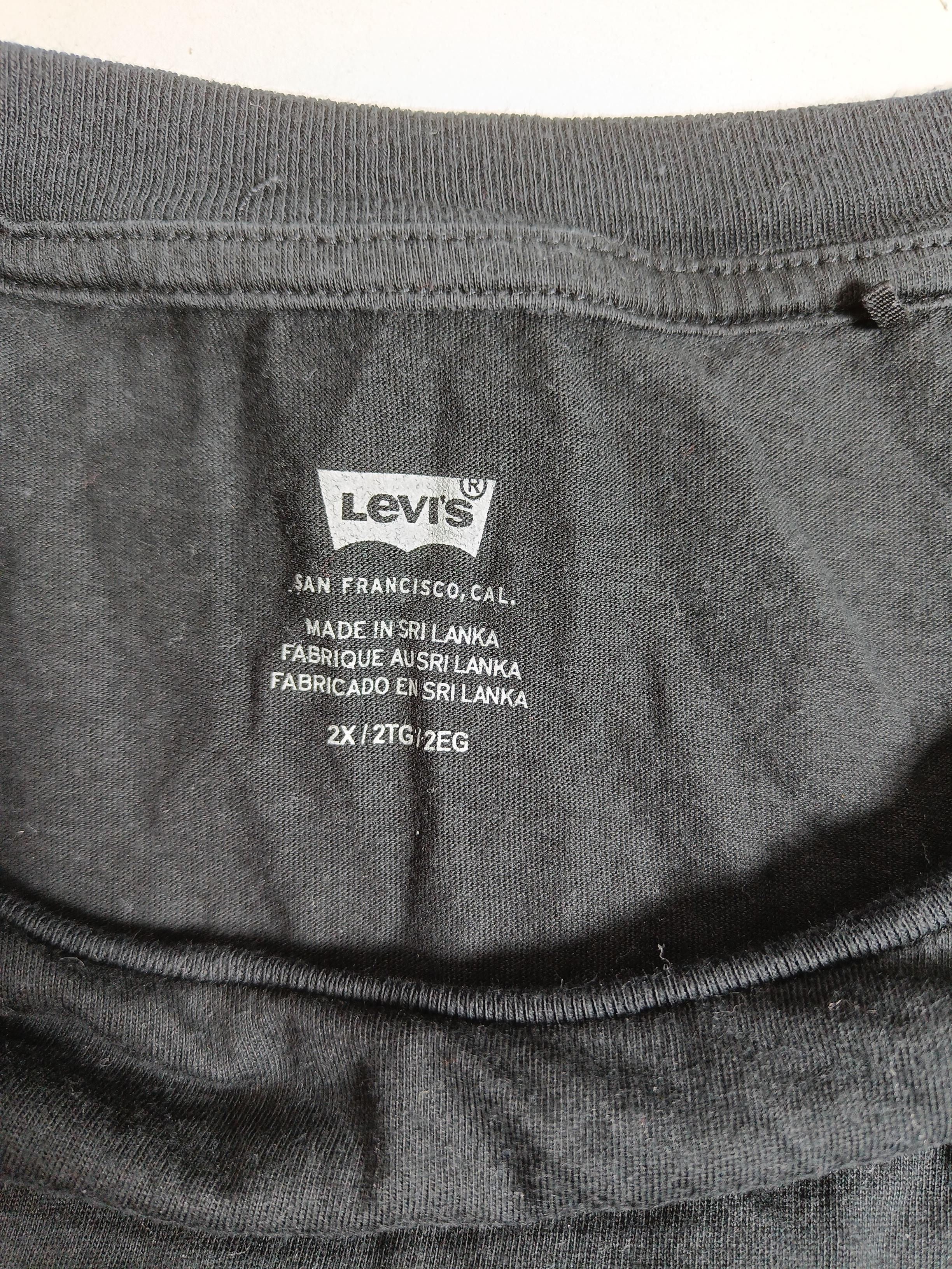 Levi’s Men's T-Shirt XXL Black Graphic 100% Cotton Basic - Image 5