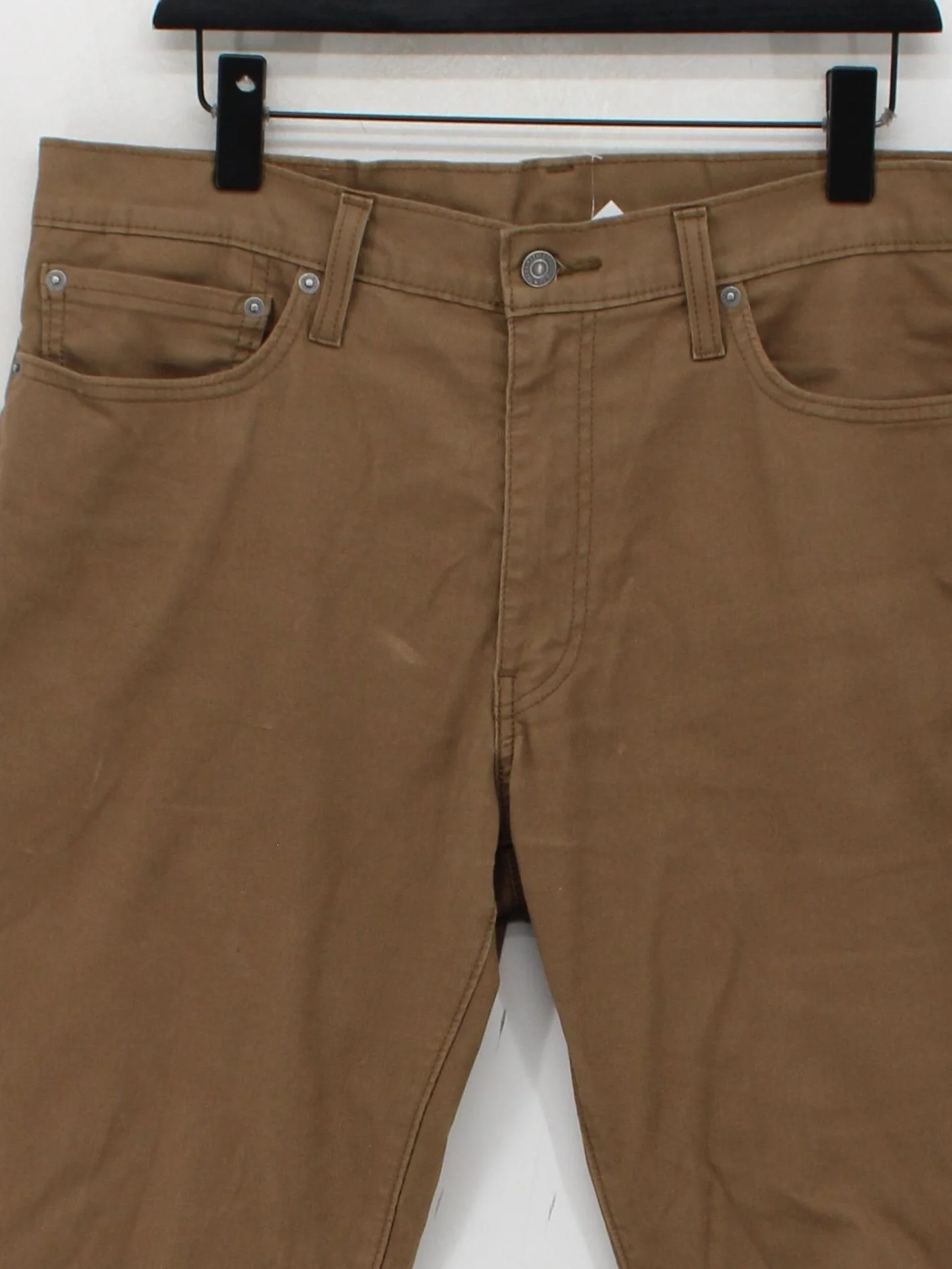 Levi’s Men's Trousers L Tan Cotton with Elastane Straight Chino - Image 3