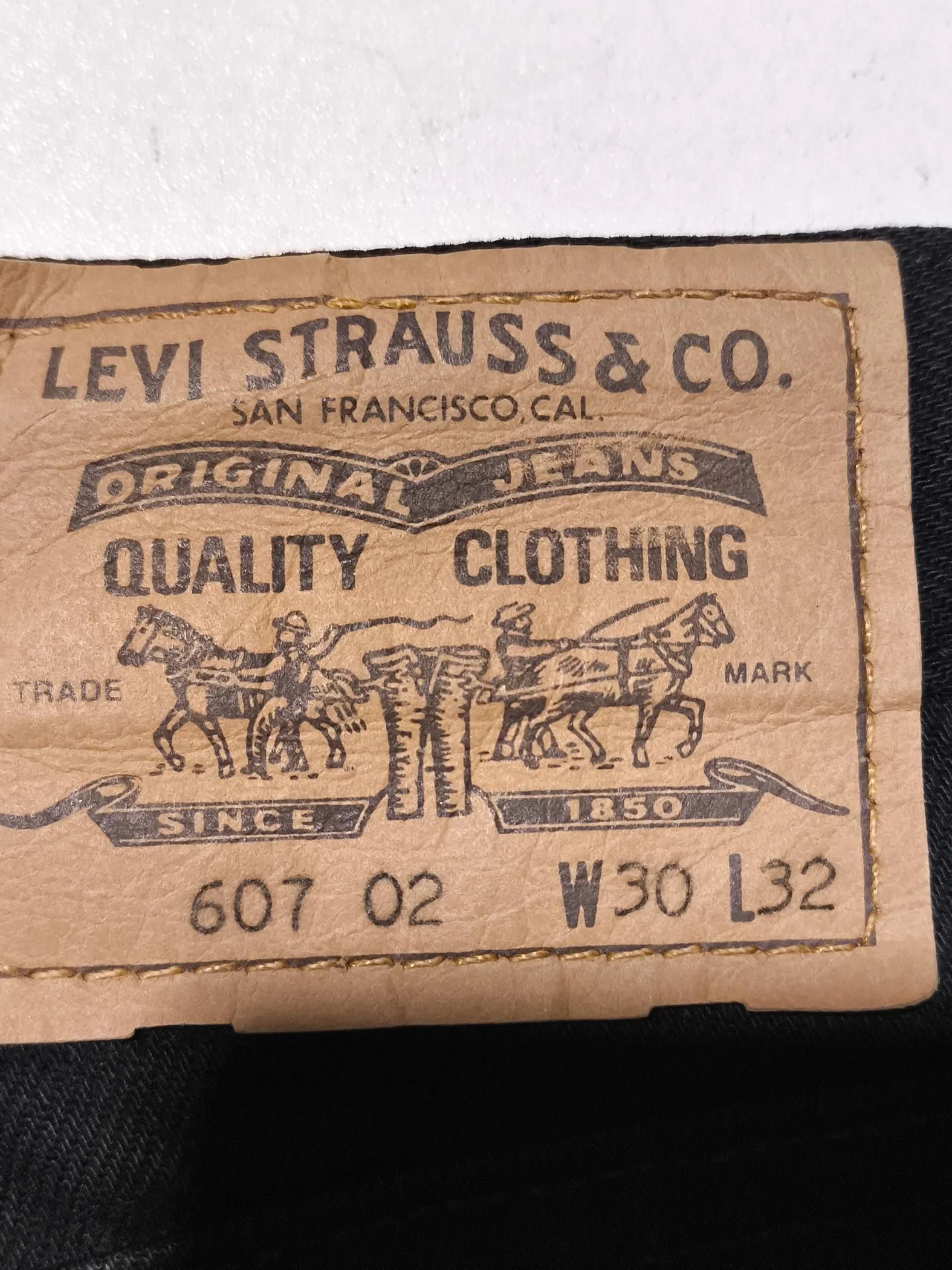 Levi’s Men's Trousers M Black 100% Cotton Straight Chino - Image 5