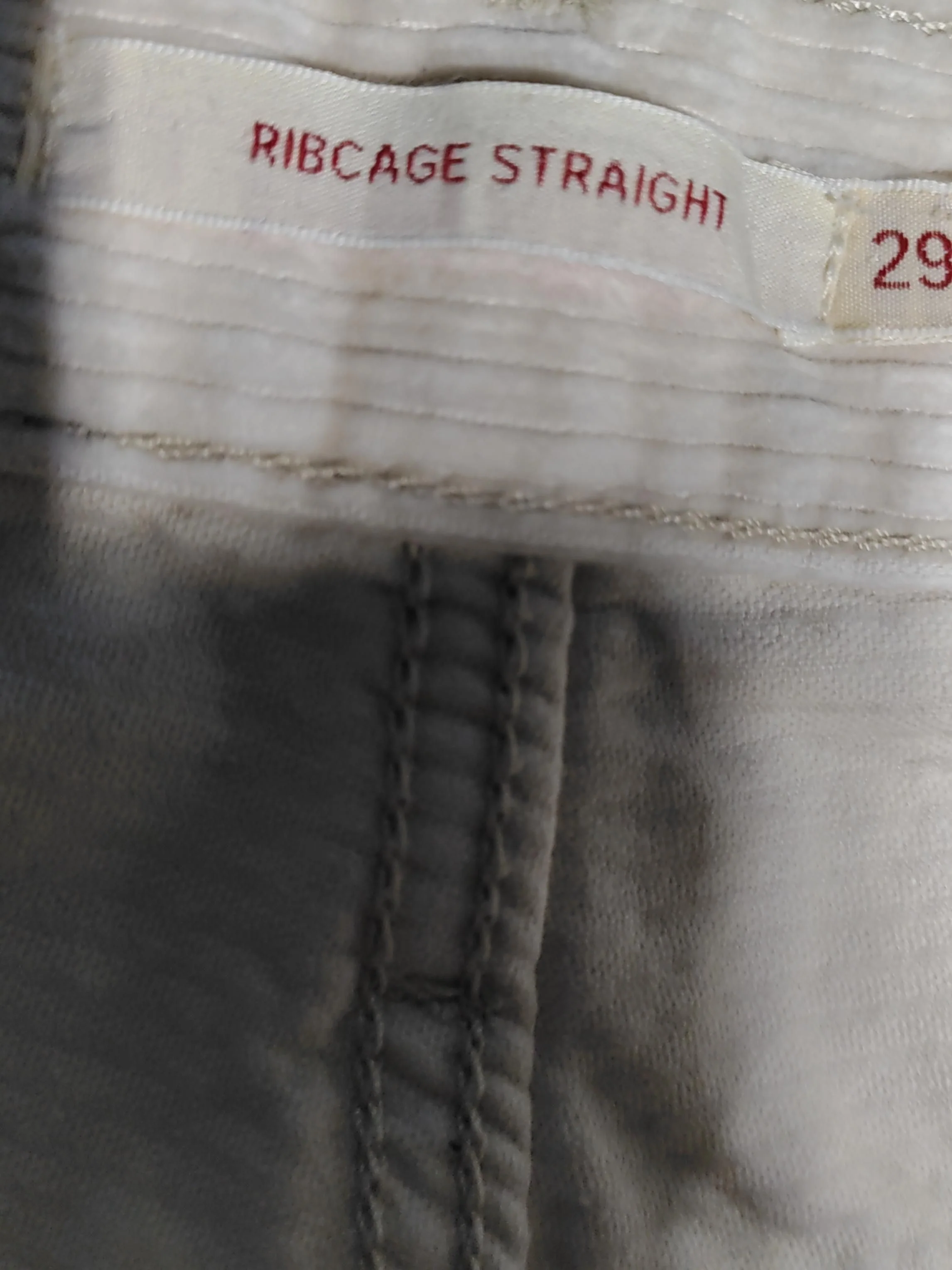 Levi’s Men's Trousers W 29 in Cream Cotton with Elastane Straight Chino - Image 5