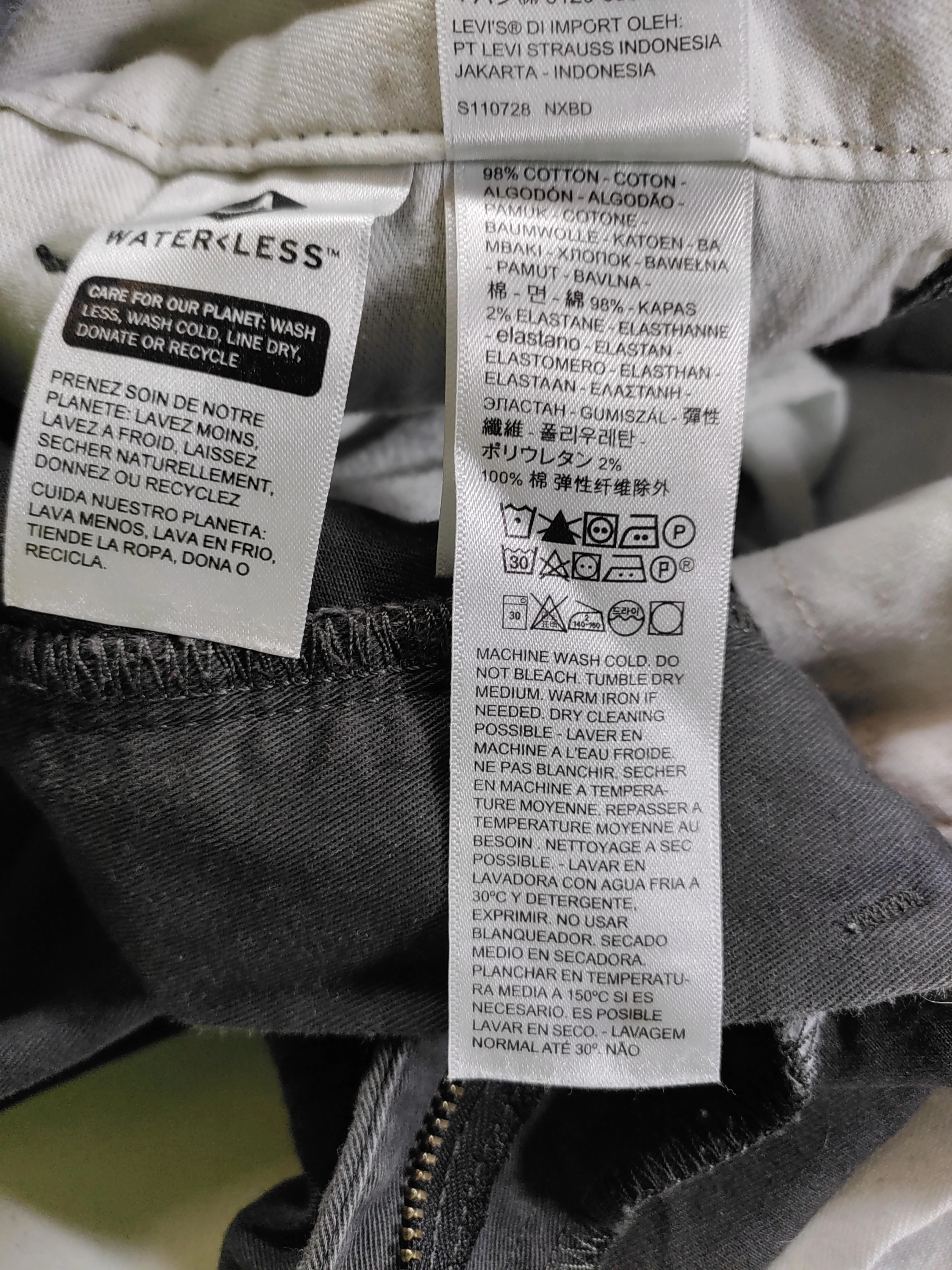 Levi’s Men's Trousers W 30 in Grey Cotton with Elastane Tapered Cargo - Image 7