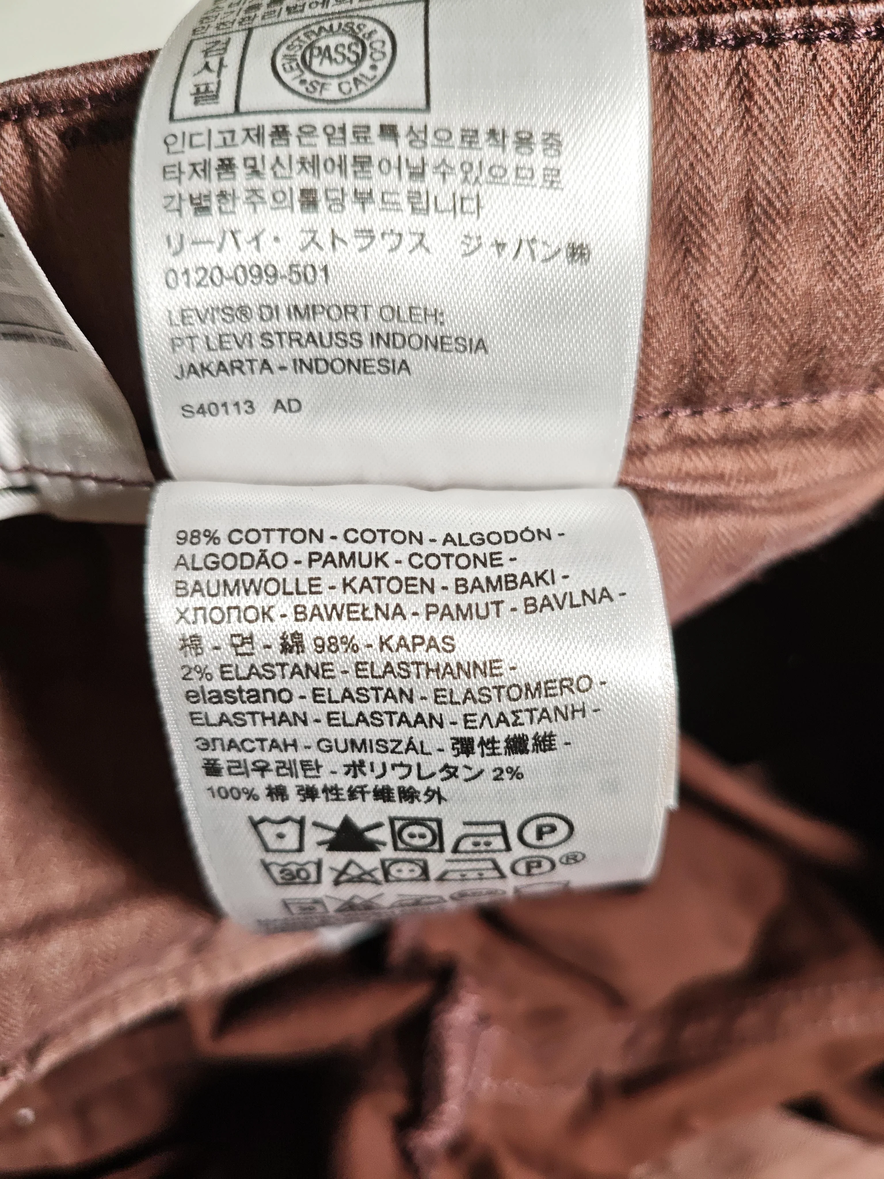 Levi’s Men's Trousers W 34 in Brown Cotton with Elastane Tapered Chino - Image 6
