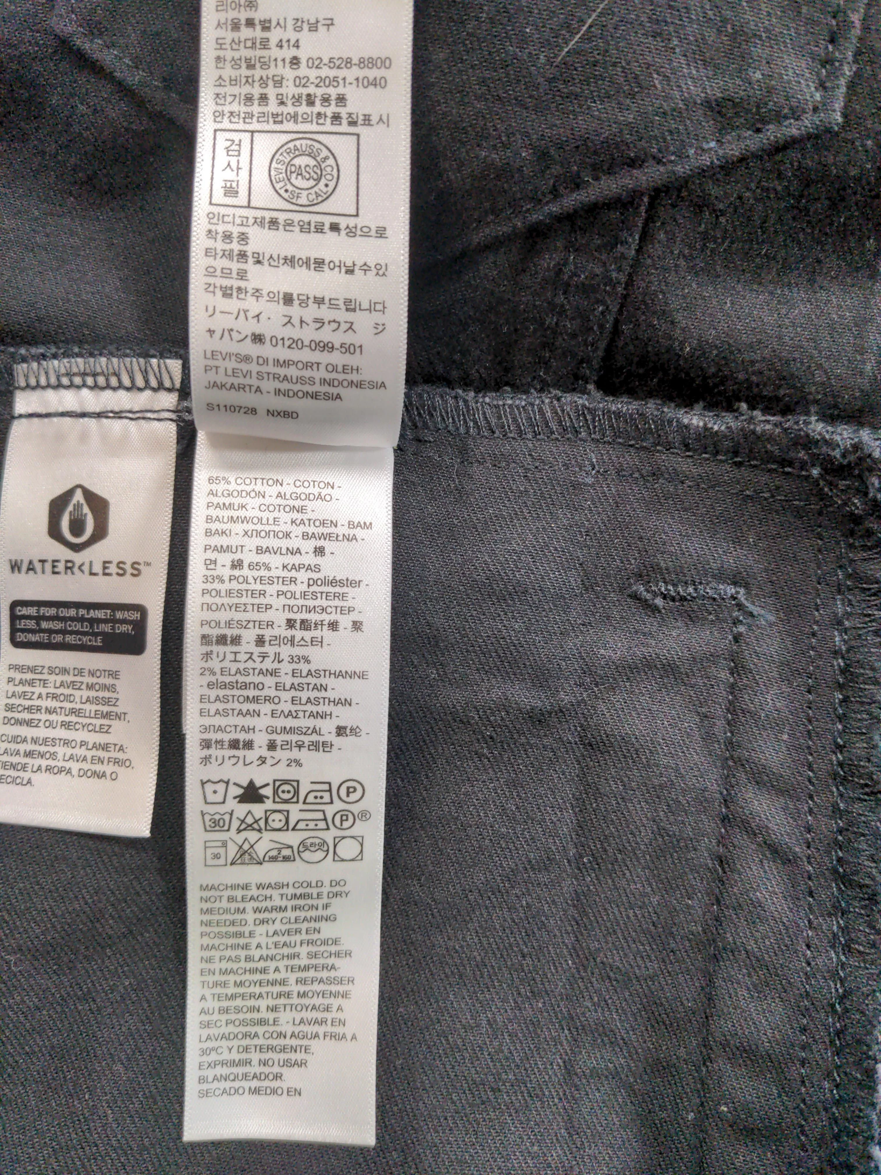 Levi’s Overcoat jacket black - Image 6