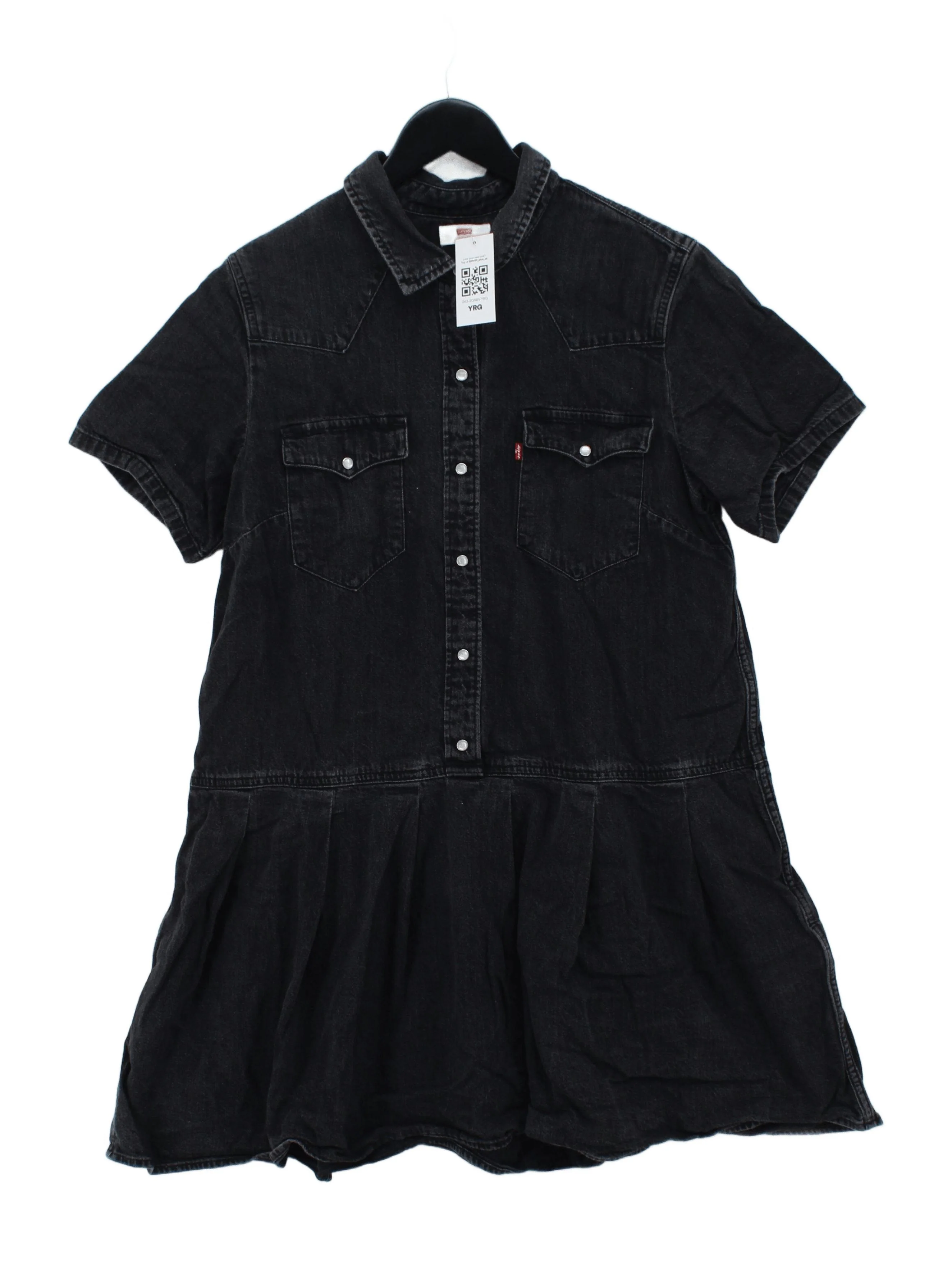 Levi’s Shirt Mini Dress M in Black