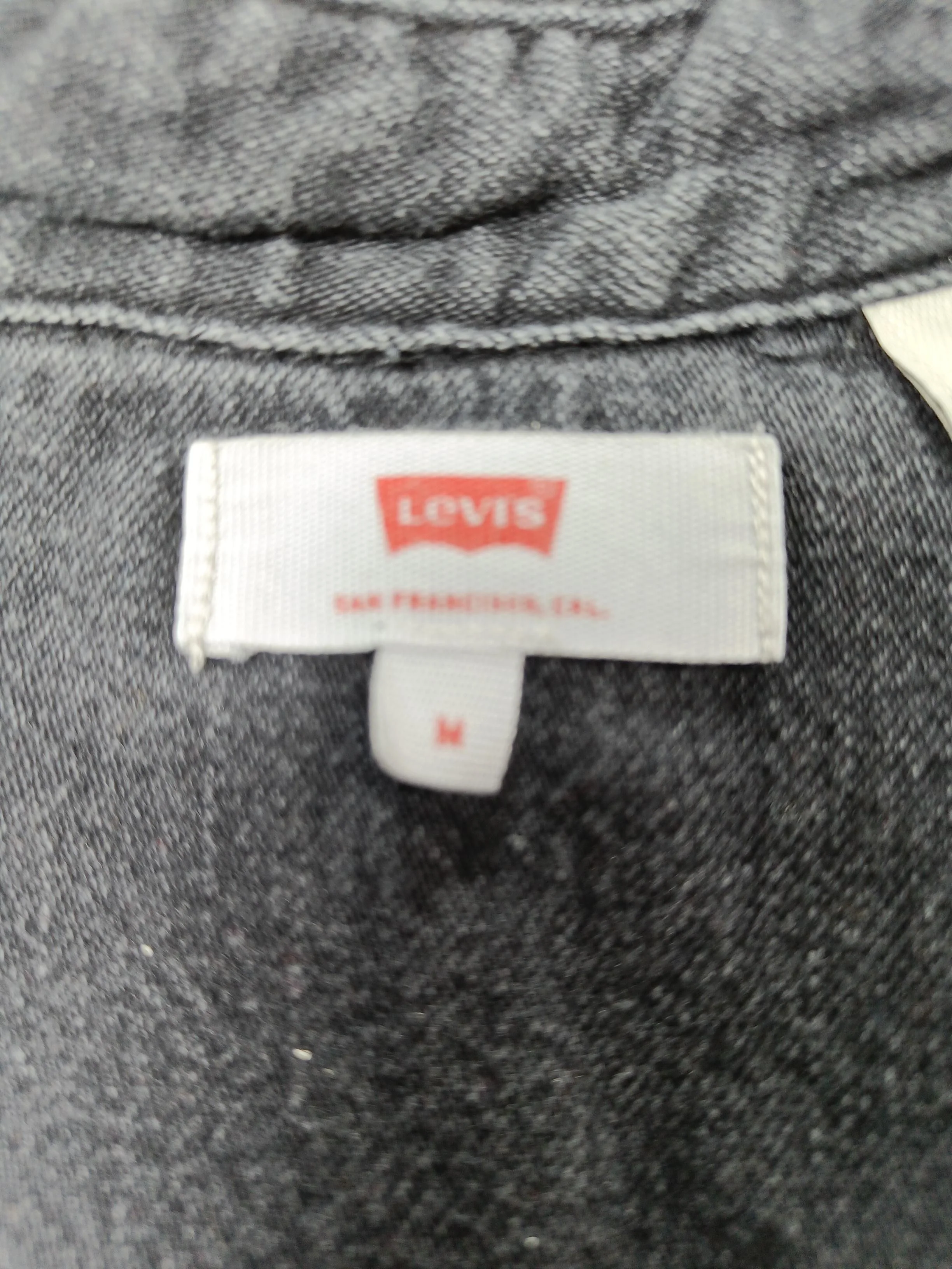 Levi’s Shirt Mini Dress M in Black - Image 5