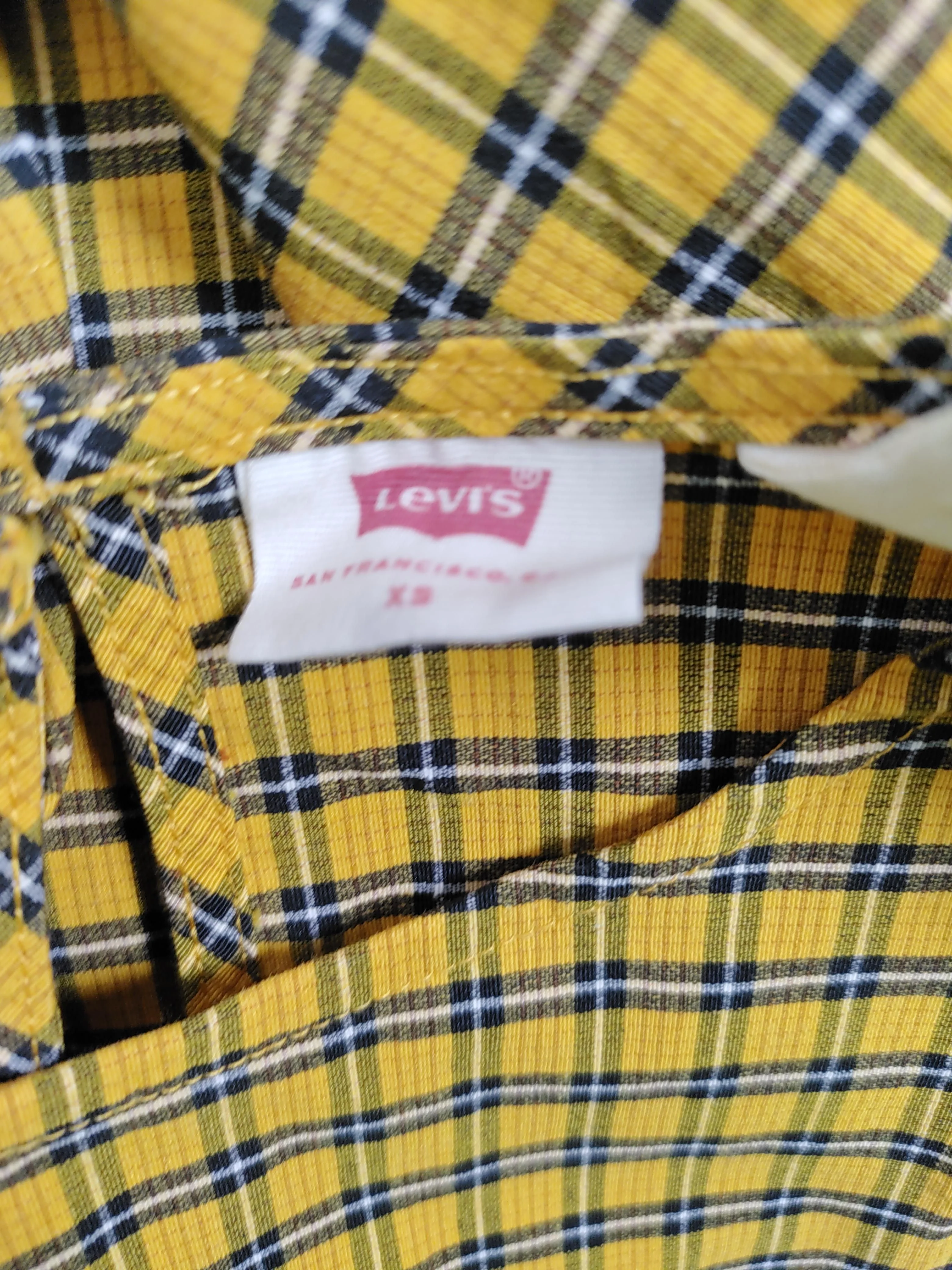 Levi’s T-Shirt Mini Dress XXS in Yellow - Image 5