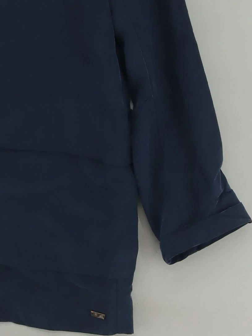 Levi’s Women's Blazer S Blue Lyocell Modal with Polyester Overcoat - Image 4