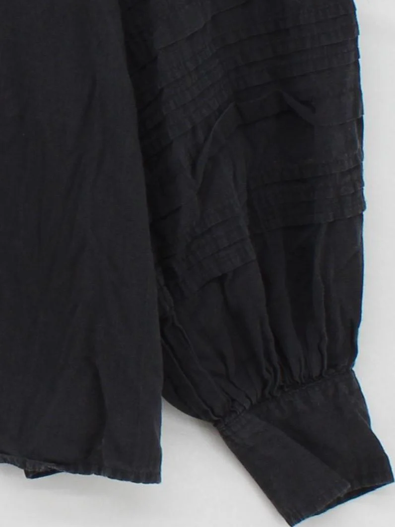 Levi’s Women's Blouse S Black Cotton with Lyocell Modal Basic - Image 4