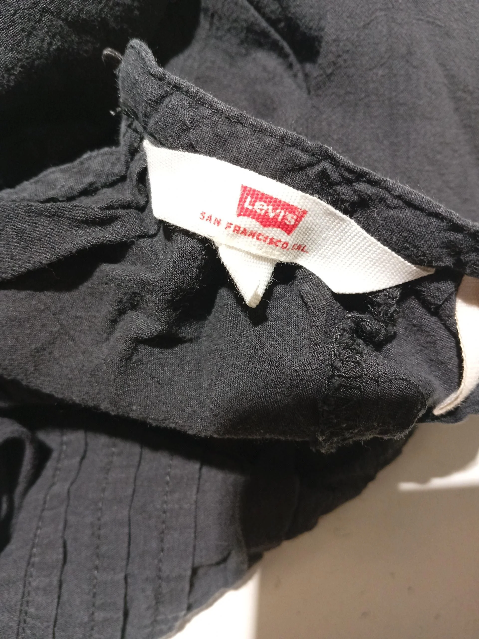 Levi’s Women's Blouse S Black Cotton with Lyocell Modal Basic - Image 5