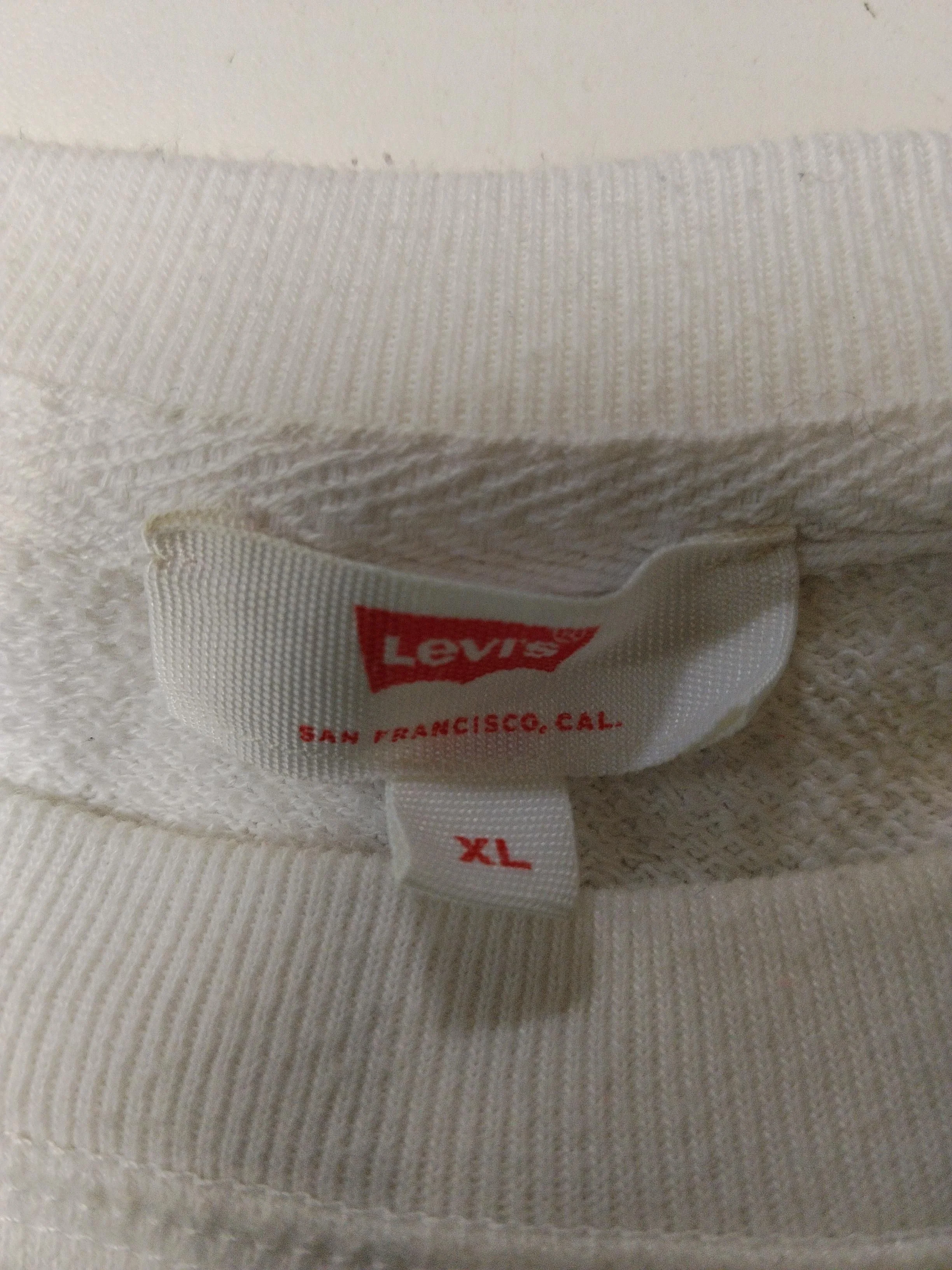 Levi’s Women's Hoodie XL White Graphic 100% Other Pullover - Image 6