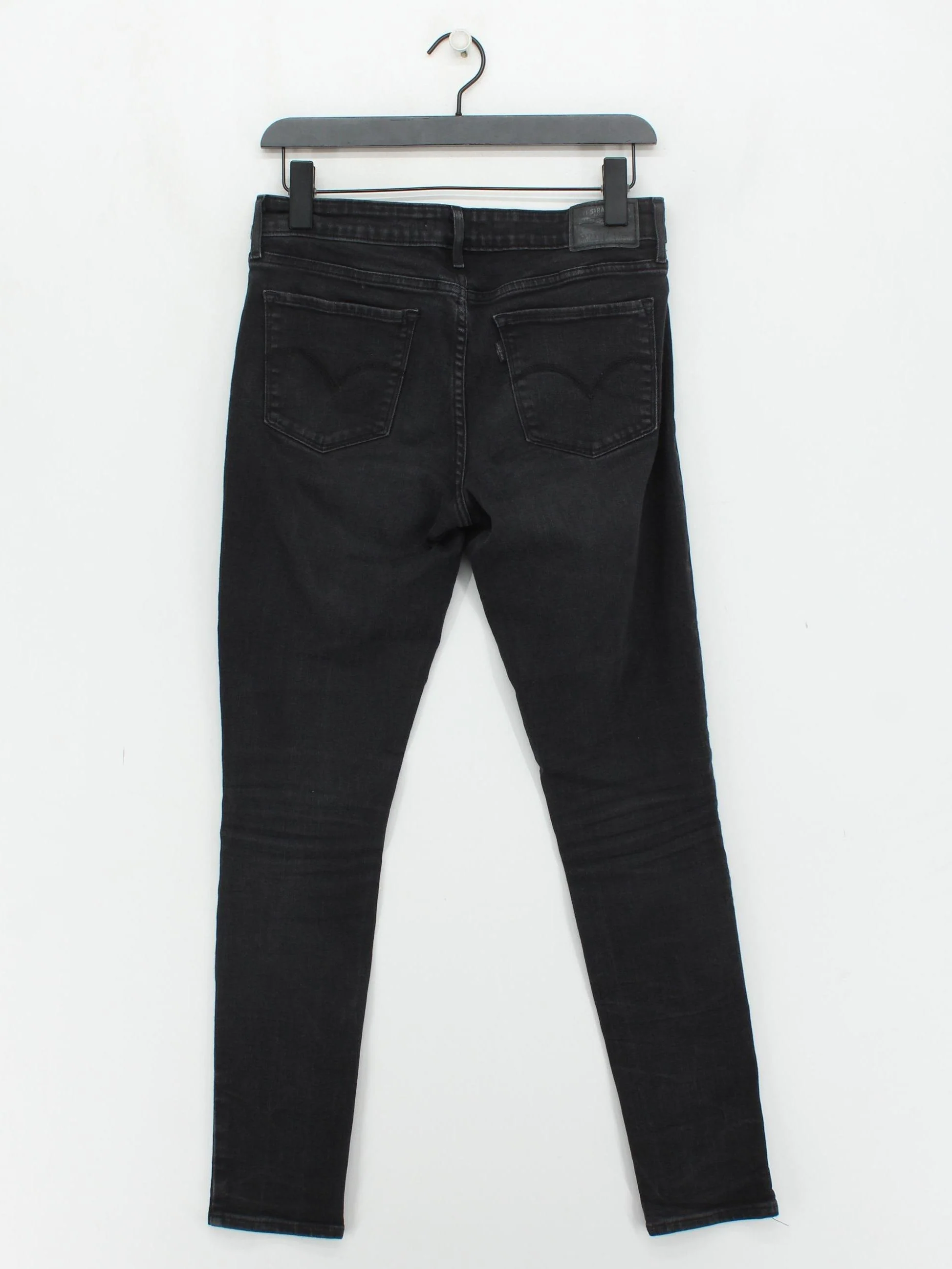 Levi’s Women's Jeans L Black Cotton with Polyester, Viscose, Elastane Skinny - Image 2