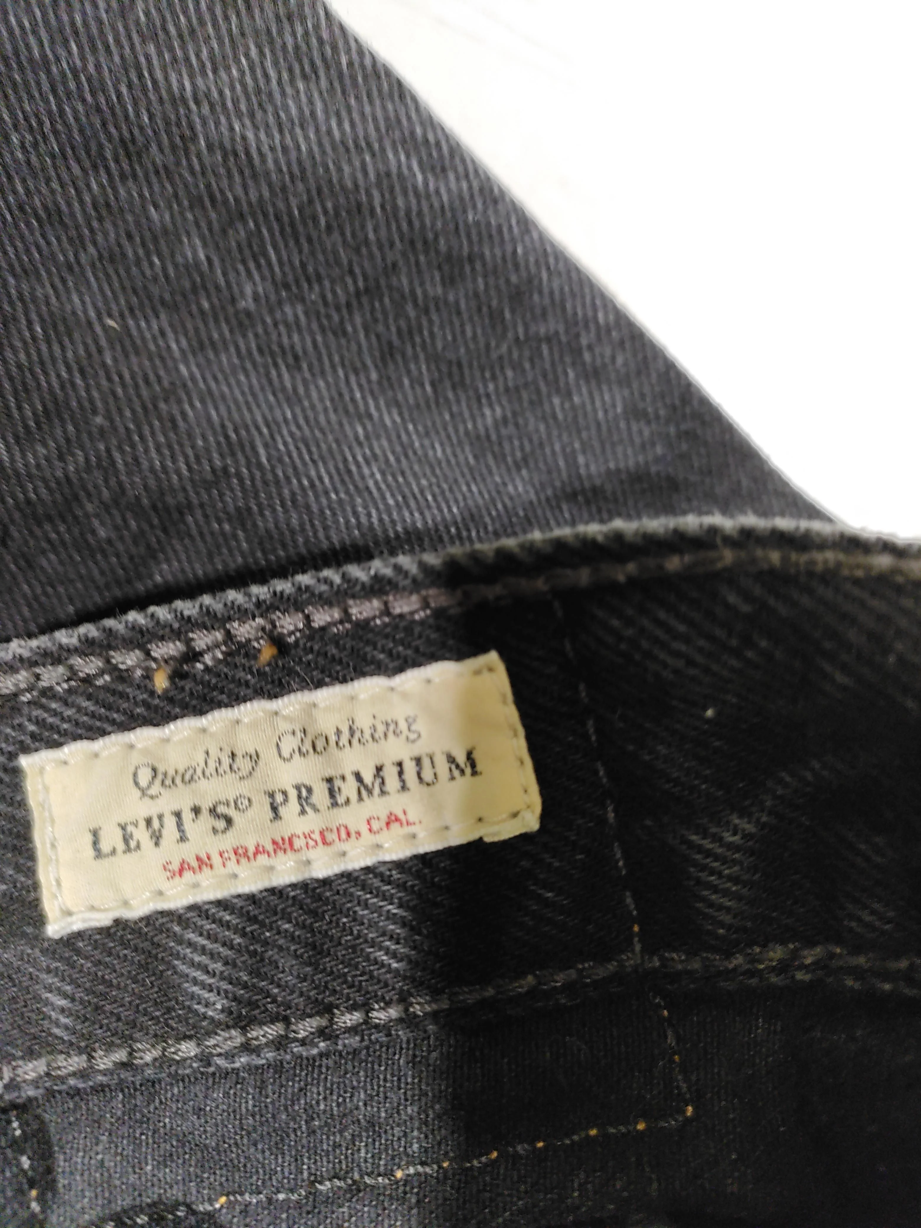 Levi’s Women's Jeans M Black 100% Cotton Wide-Leg - Image 5