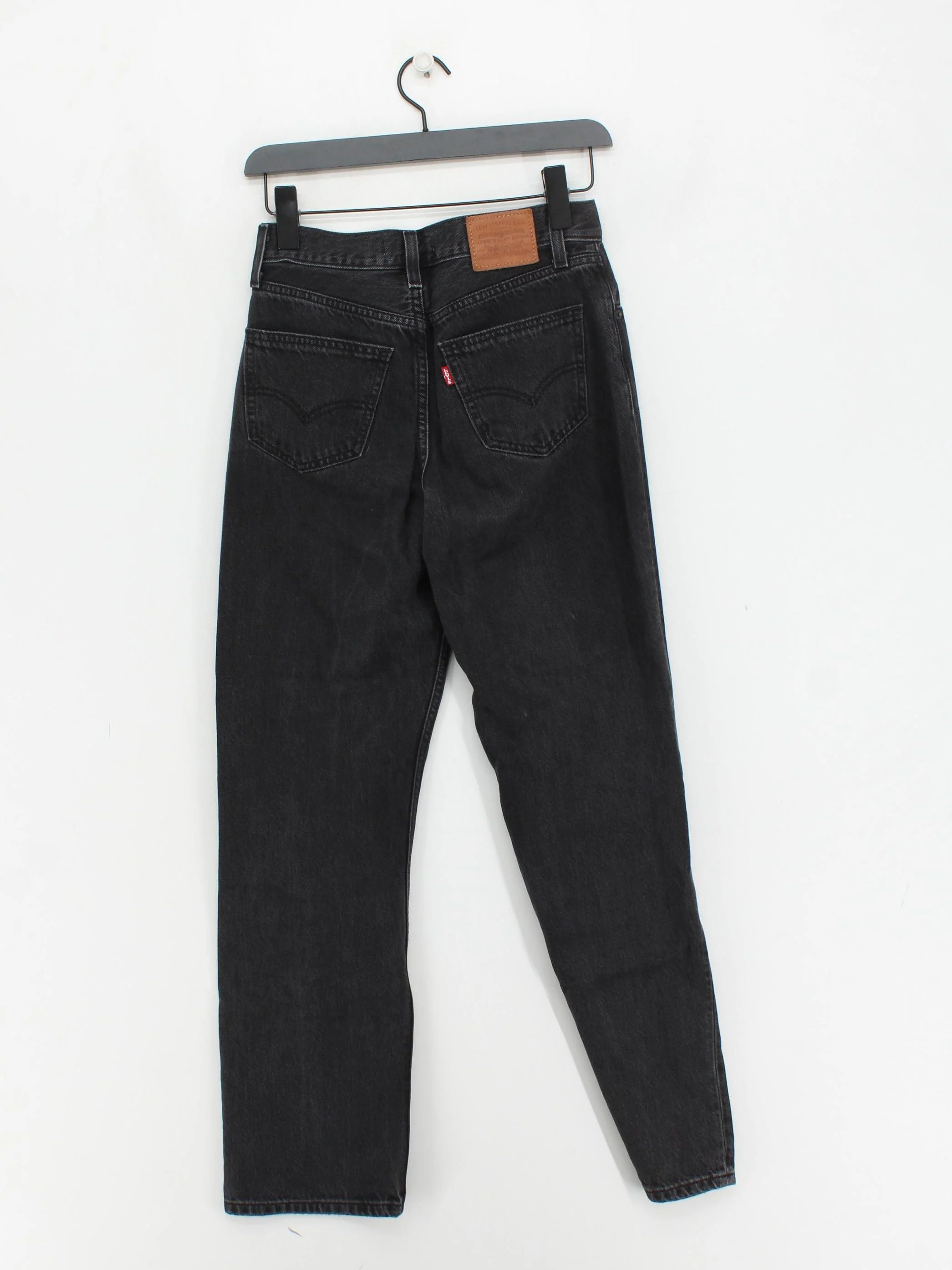 Levi’s Women's Jeans M Black Cotton with Lyocell Modal Straight - Image 2
