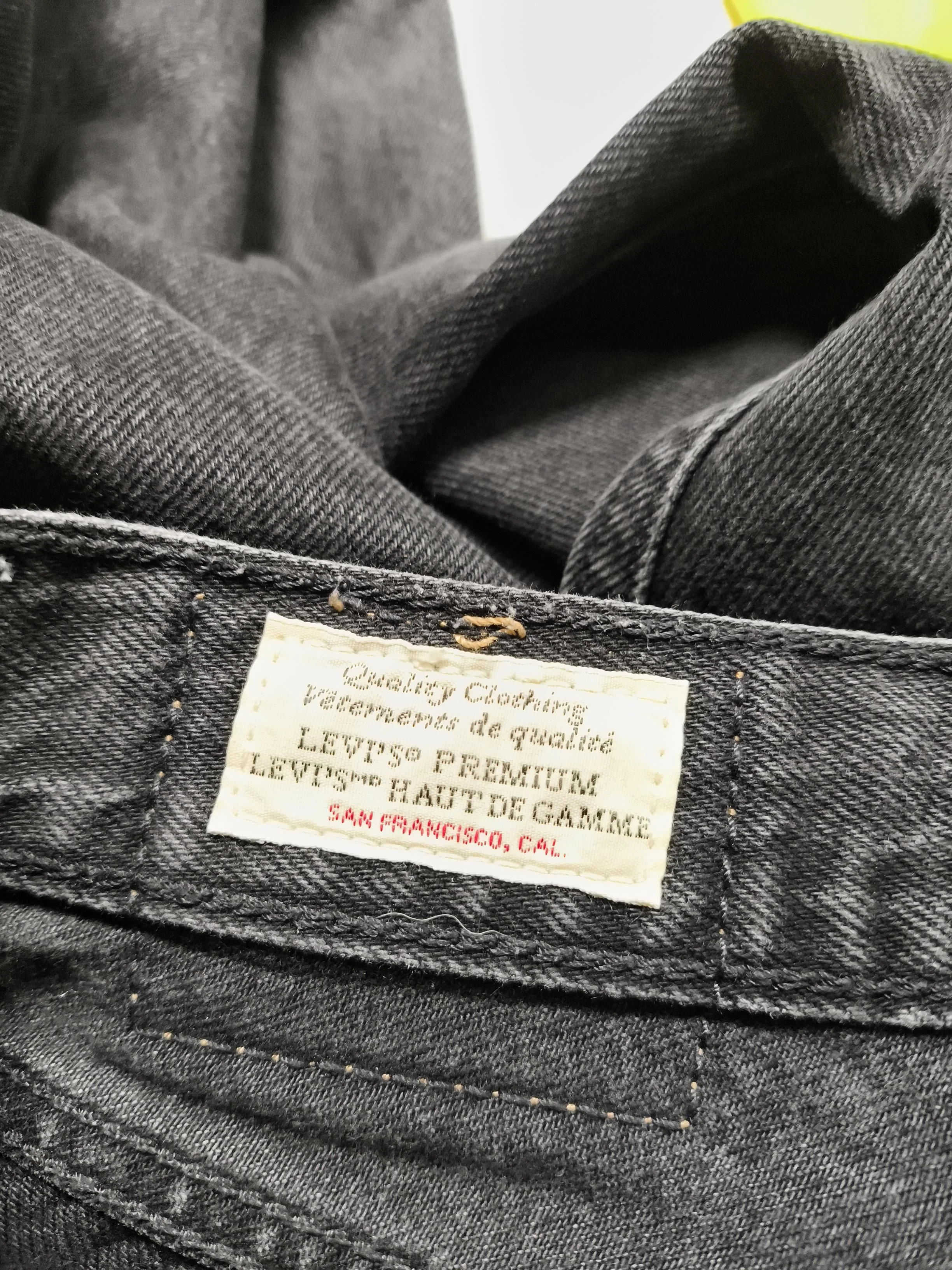 Levi’s Women's Jeans M Black Cotton with Lyocell Modal Straight - Image 5